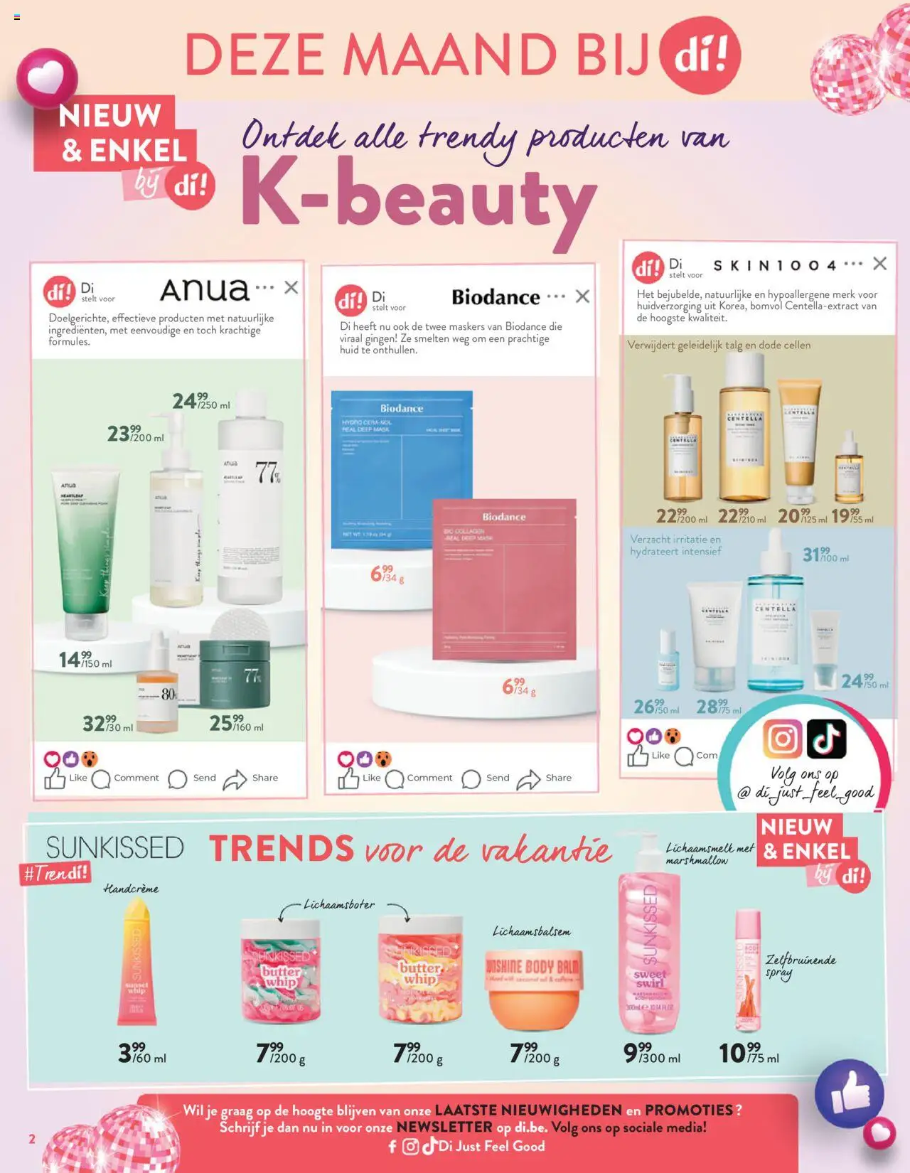  | Pagina: 2 | Producten: Lichaamsmelk, Handcrème