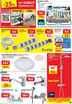 Hubo folder - Voorbeeld van een folder van Hubo, geldig van 15.10.2025 | Pagina: 3 | Producten: Stopcontact, Batterijen