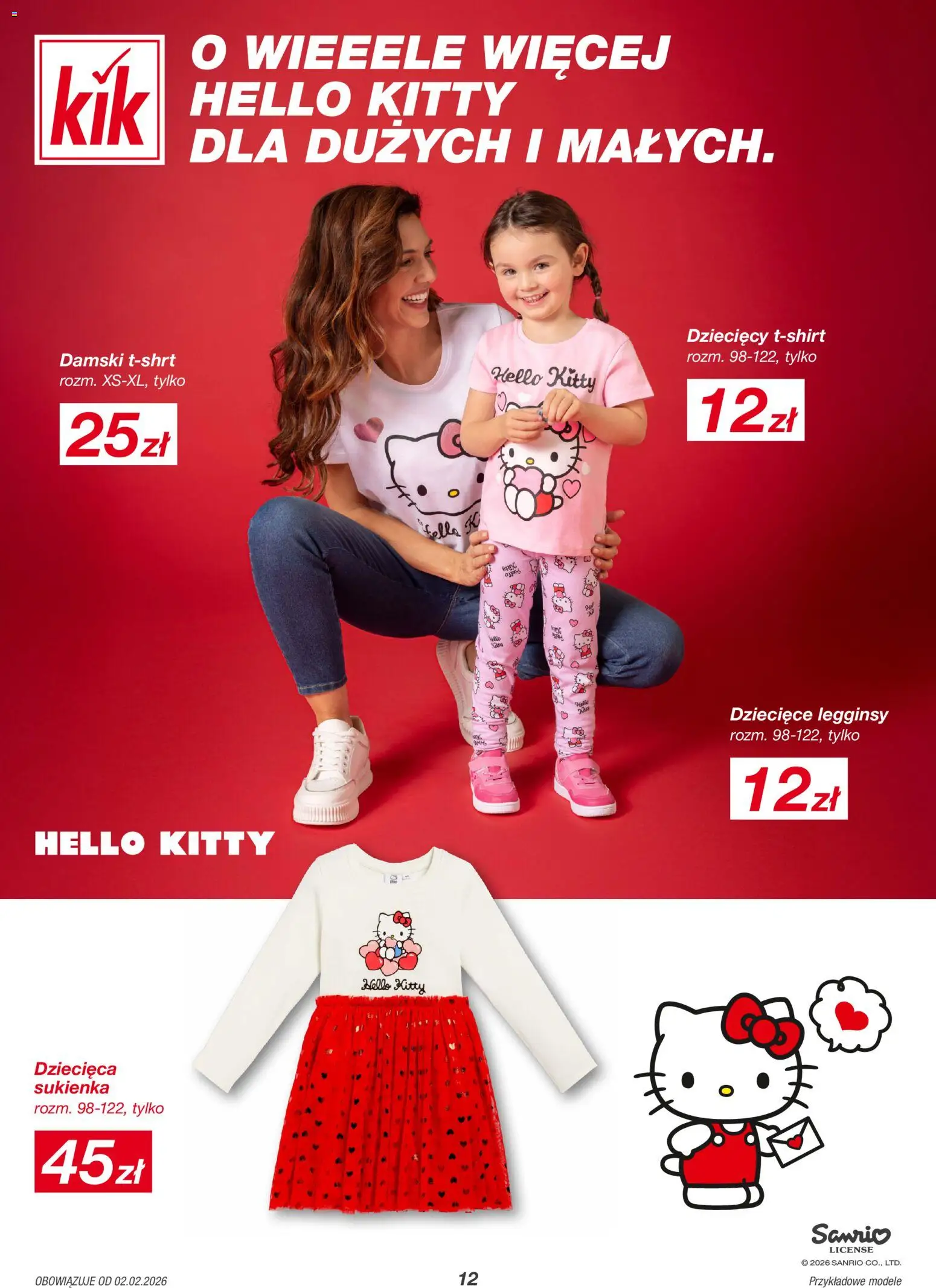 Kik Gazetka od 02.02.2026 | Strona: 12 | Produkty: Legginsy, Sukienka