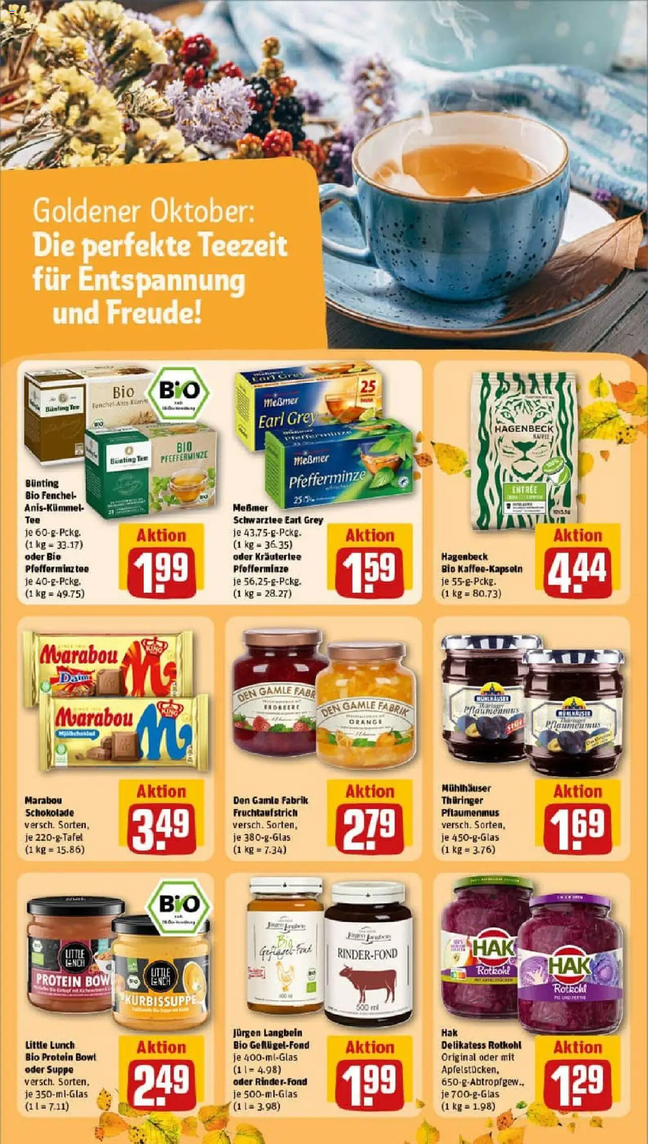 Rewe prospekt Hamburg	 – gültig ab 06.10.2025 | Seite: 16 | Produkte: Rotkohl, Schokolade, Messmer