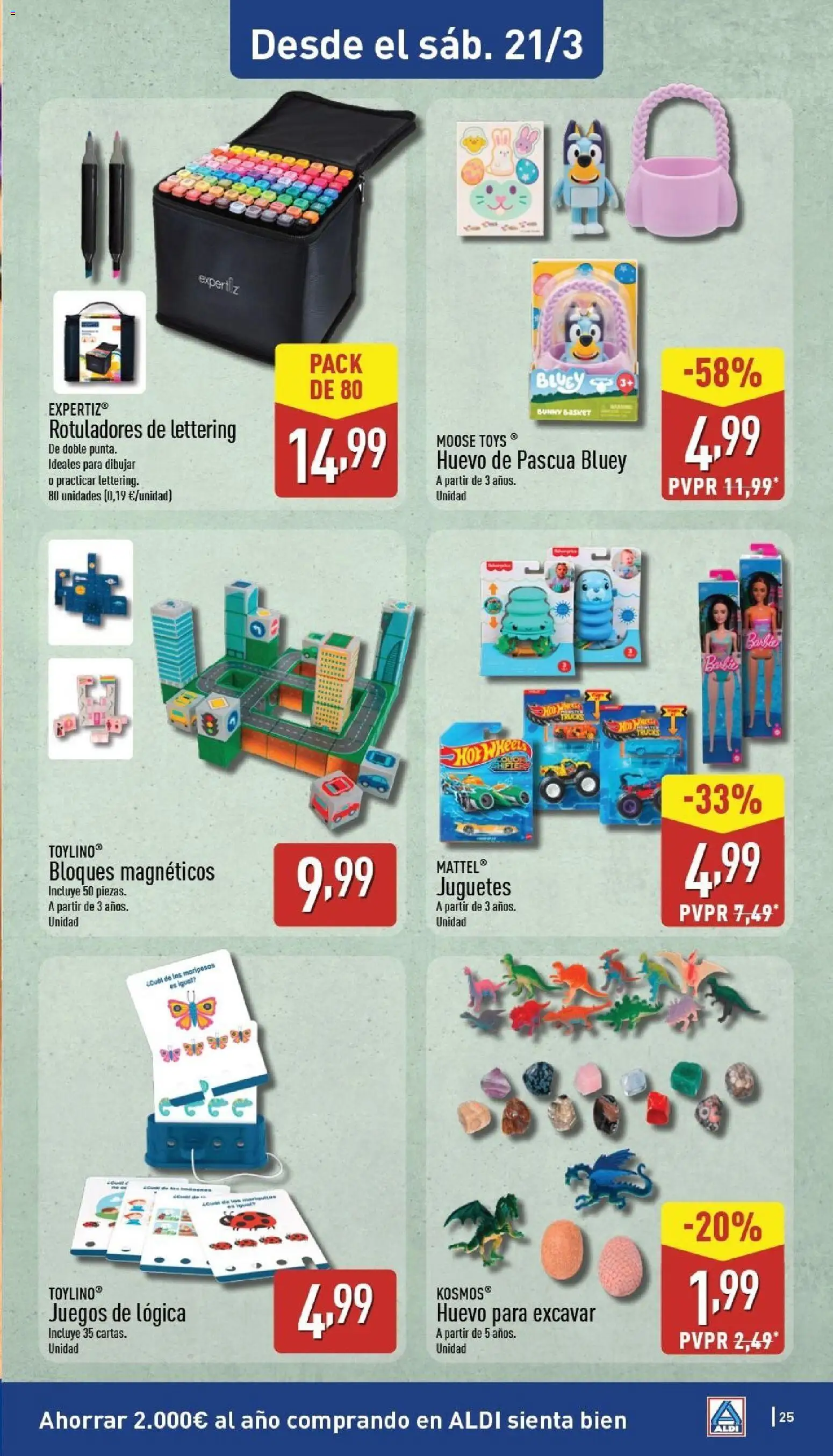 Aldi folleto Canarias │ válido desde el 16.03.2026 | Página: 25 | Productos: Juguetes