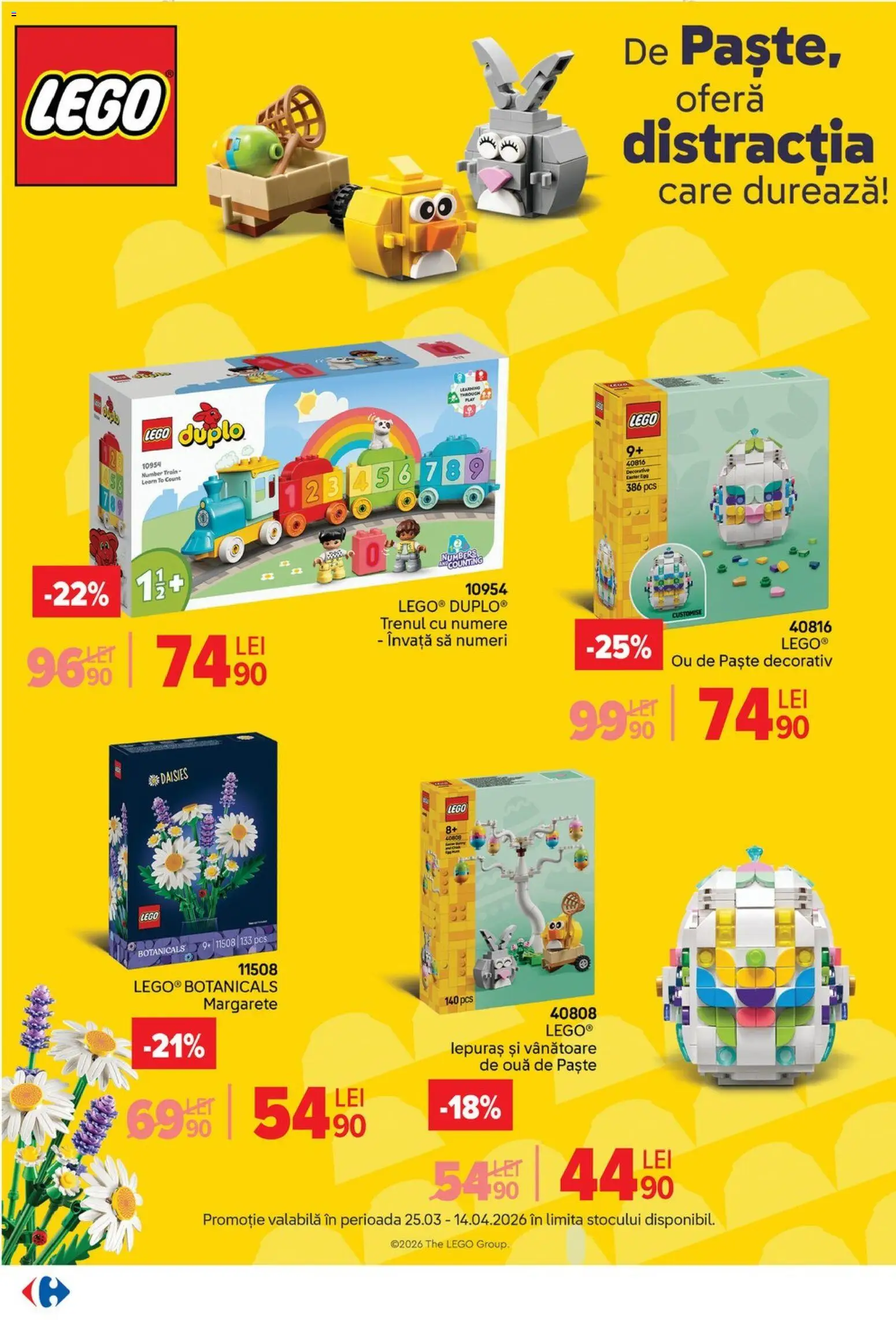 Noul catalog Carrefour – valabil de la 25.03.2026 | Pagină: 11 | Produse: Ouă, Paste