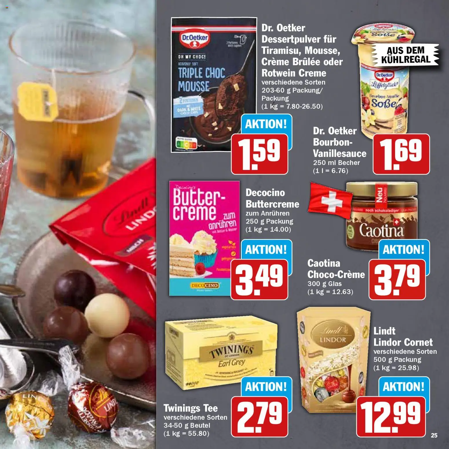 HIT - Feinkostbroschüre – gültig ab 24.11.2025 | Seite: 25 | Produkte: Butter, Rotwein, Lindt, Bourbon