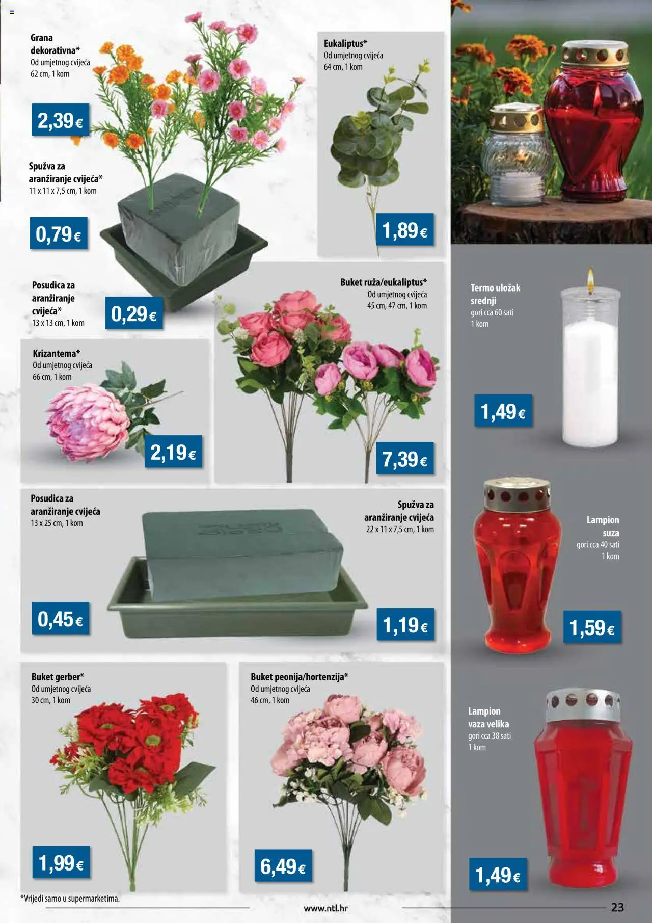 NTL katalog | vrijedi od 08.10.2025 | Stranica: 23 | Proizvodi: Vaza, Spužva, Lampion