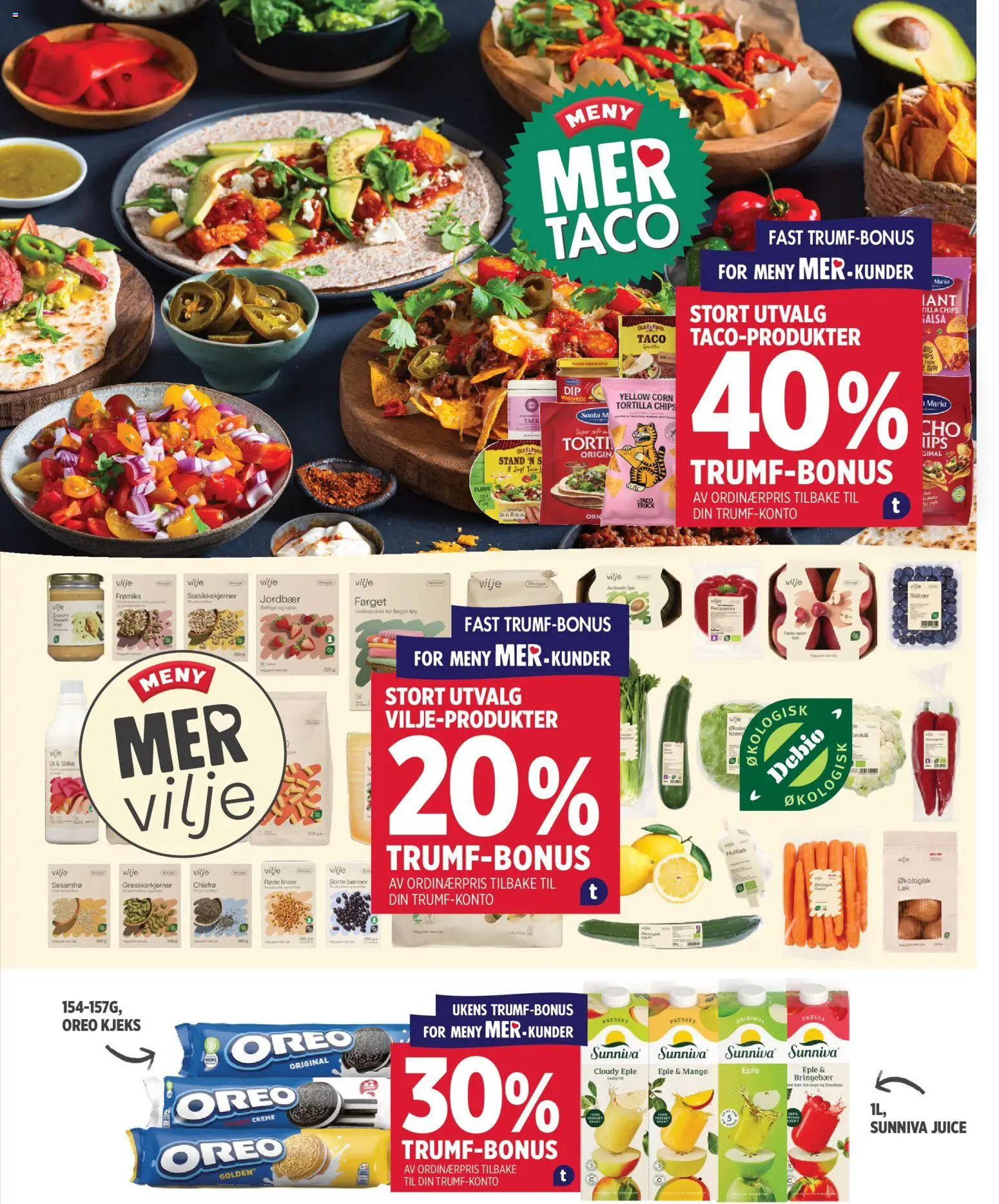 {H1} | Side: 5 | Produkter: Växthus, Juice, Oksekød, Taco