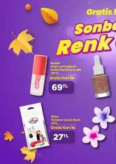 01.10.2025 tarihinden itibaren geçerli olan Gratis kataloğu önizlemesi | Sayfa: 4 | Ürünler: Dudak parlatıcısı, Allık, Pantolon, Çorap