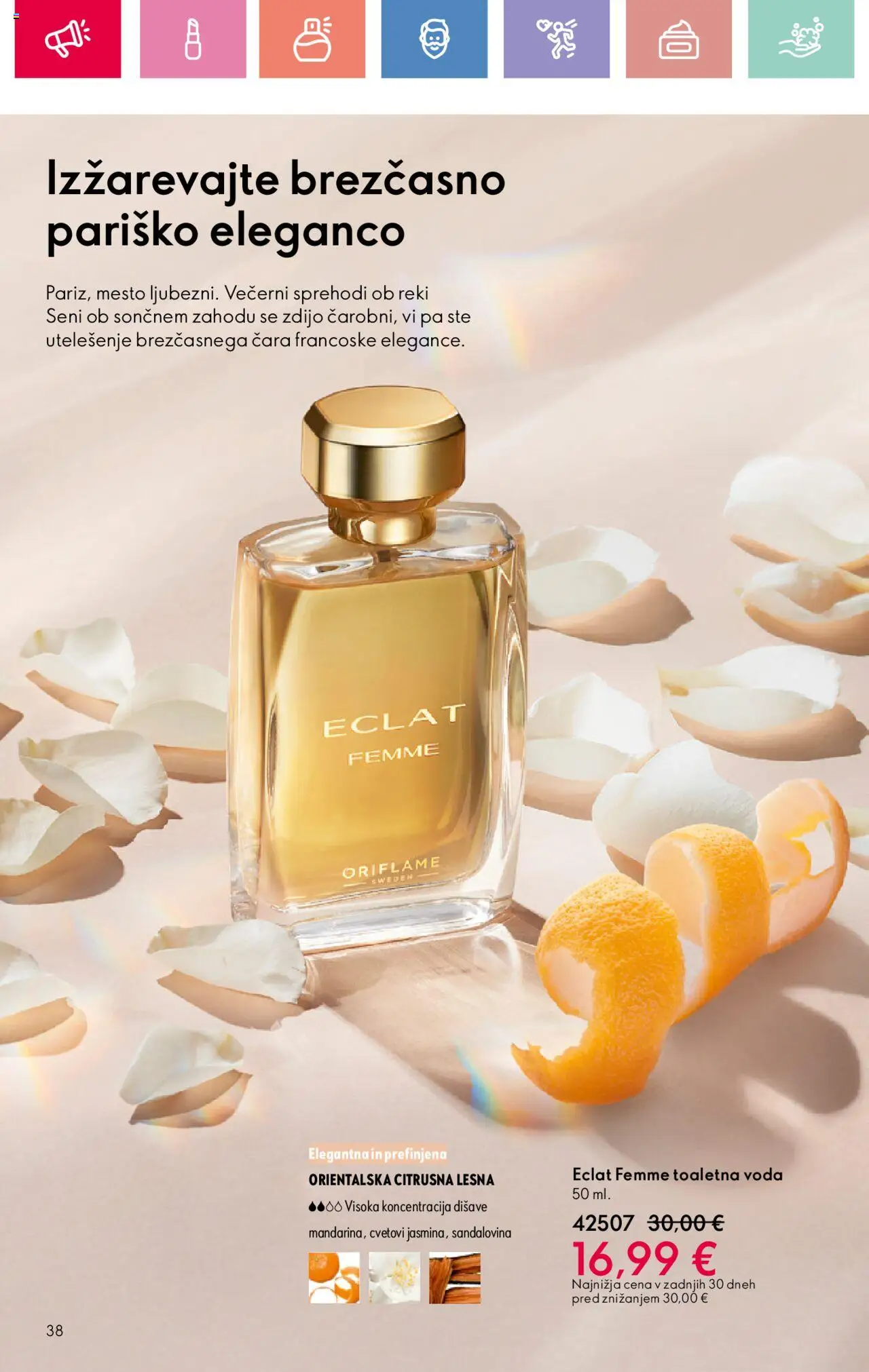 Oriflame katalog 11 │ velja od 03.08.2025 | Stran: 38 | Izdelki: Voda, Toaletna voda