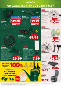 Kaufland gazetka - Mega okazje od 17.07.2025 | Strona: 13 | Produkty: Karta, Wąż ogrodowy, Toaleta