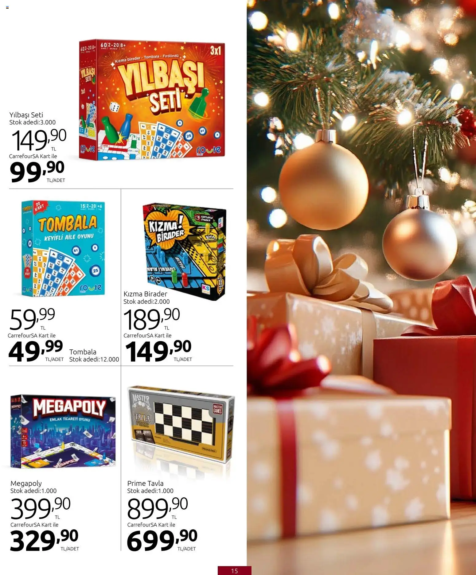 CarrefourSA Katalog Yeni Yılda ne lazımsa - 18.12.2025 tarihinden itibaren geçerlidir | Sayfa: 17