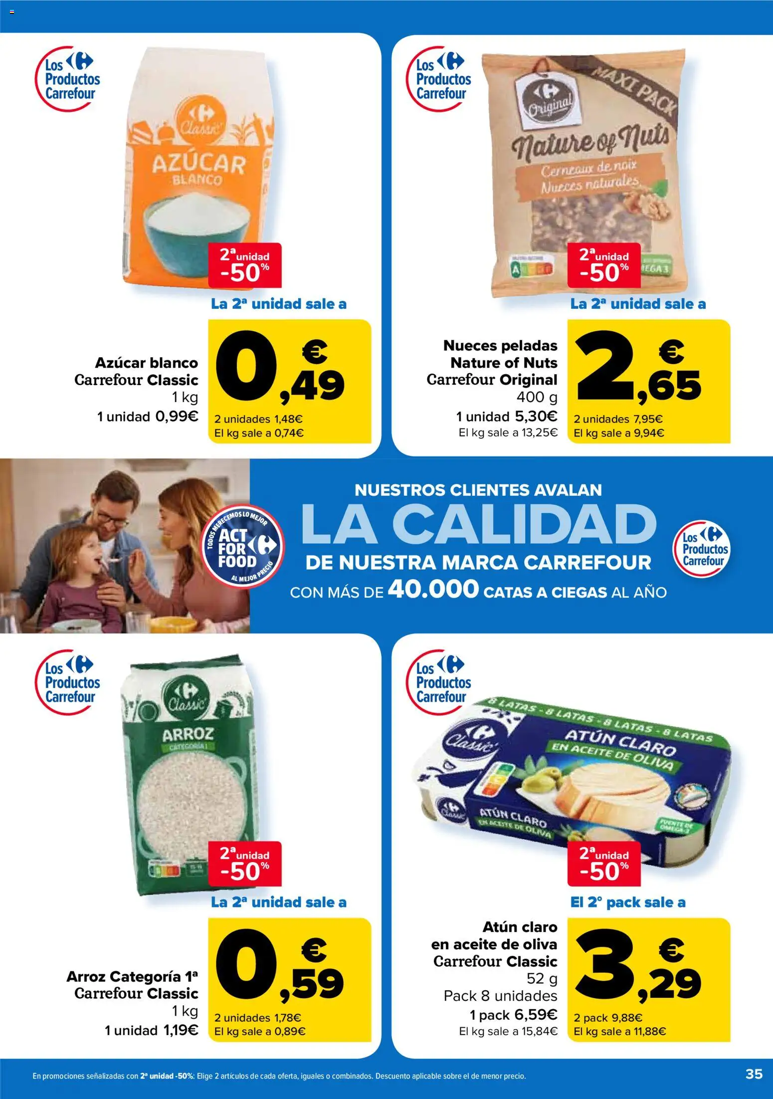 Carrefour folleto │ válido desde el 12.02.2026 | Página: 35 | Productos: Aceite, Arroz, Aceite de oliva, Atún claro