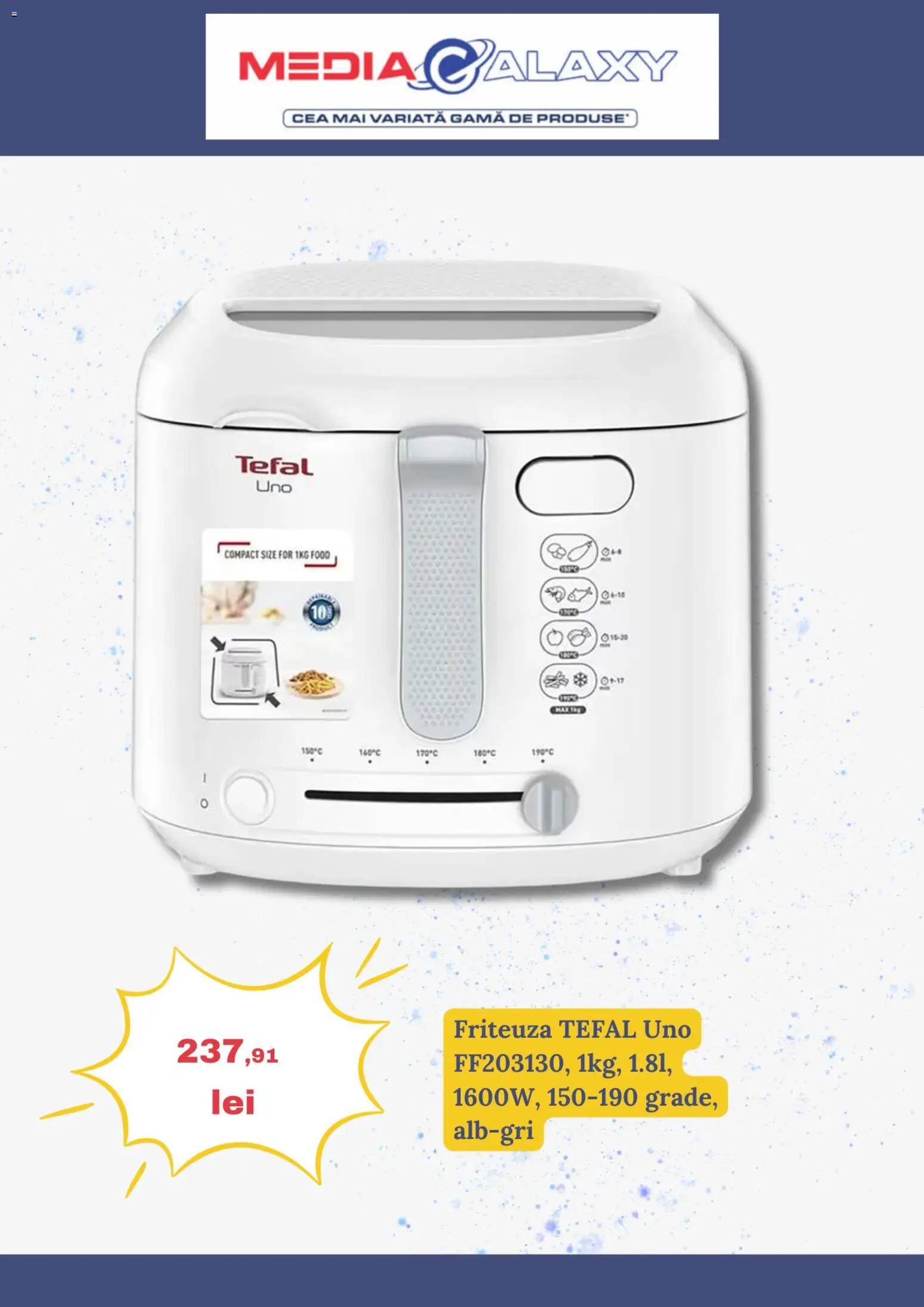 Noul catalog Media Galaxy – valabil de la 08.01.2026 | Pagină: 7 | Produse: Friteuză