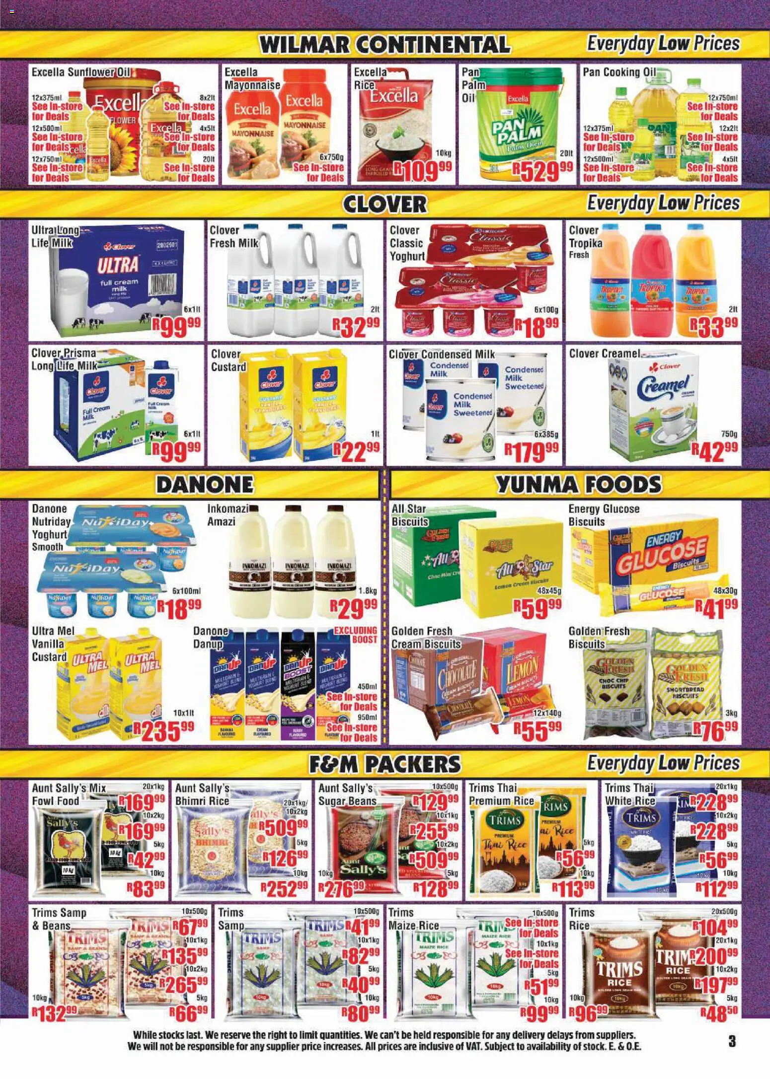 New Devland catalogue – valid from 23.03.2026 | Page: 3 | Products: Custard, Yoghurt, Milk, Mayonnaise