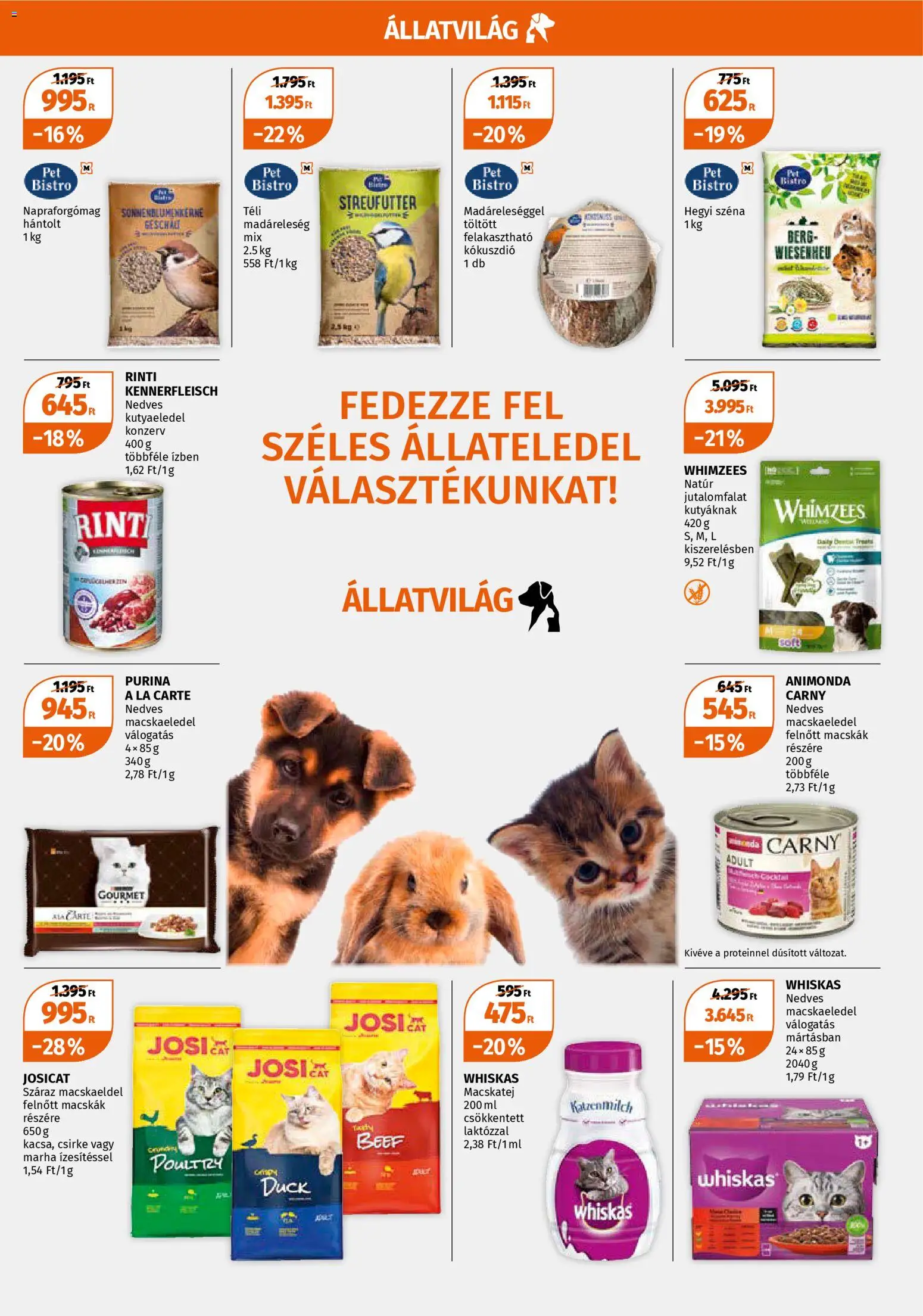 Müller akciós ujság - amely érvényes a következő dátumtól: 27.10.2025 | Oldal: 9 | Termékek: Napraforgómag, Macskaeledel, Kutyaeledel, Whiskas