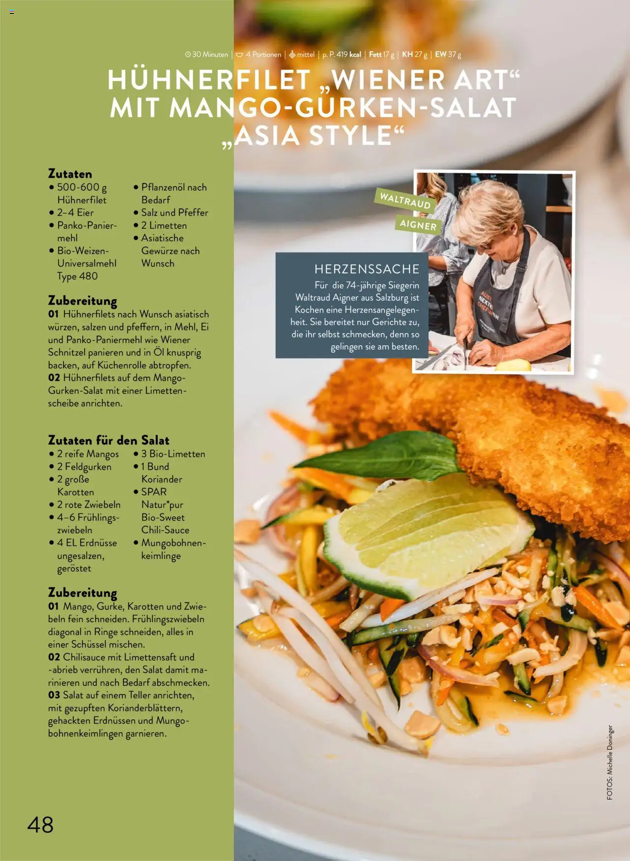 Spar Mahlzeit! Magazin gültig ab 01.09.2025 | Seite: 48 | Produkte: Gewürze, Zwiebeln, Salz, Mango