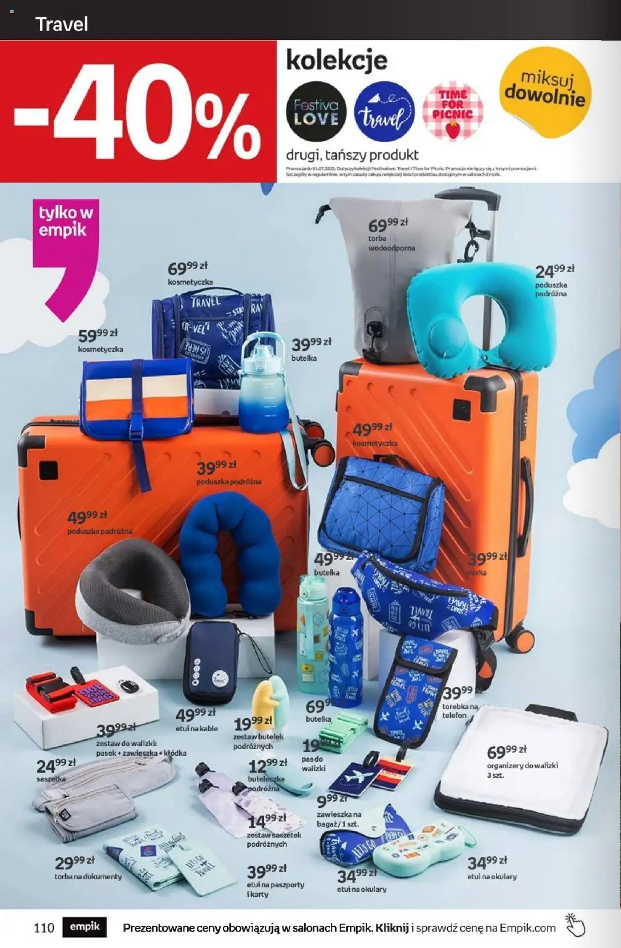 Empik promocje od 18.06.2025 | Strona: 110 | Produkty: Telefon, Torebka, Torba, Walizki