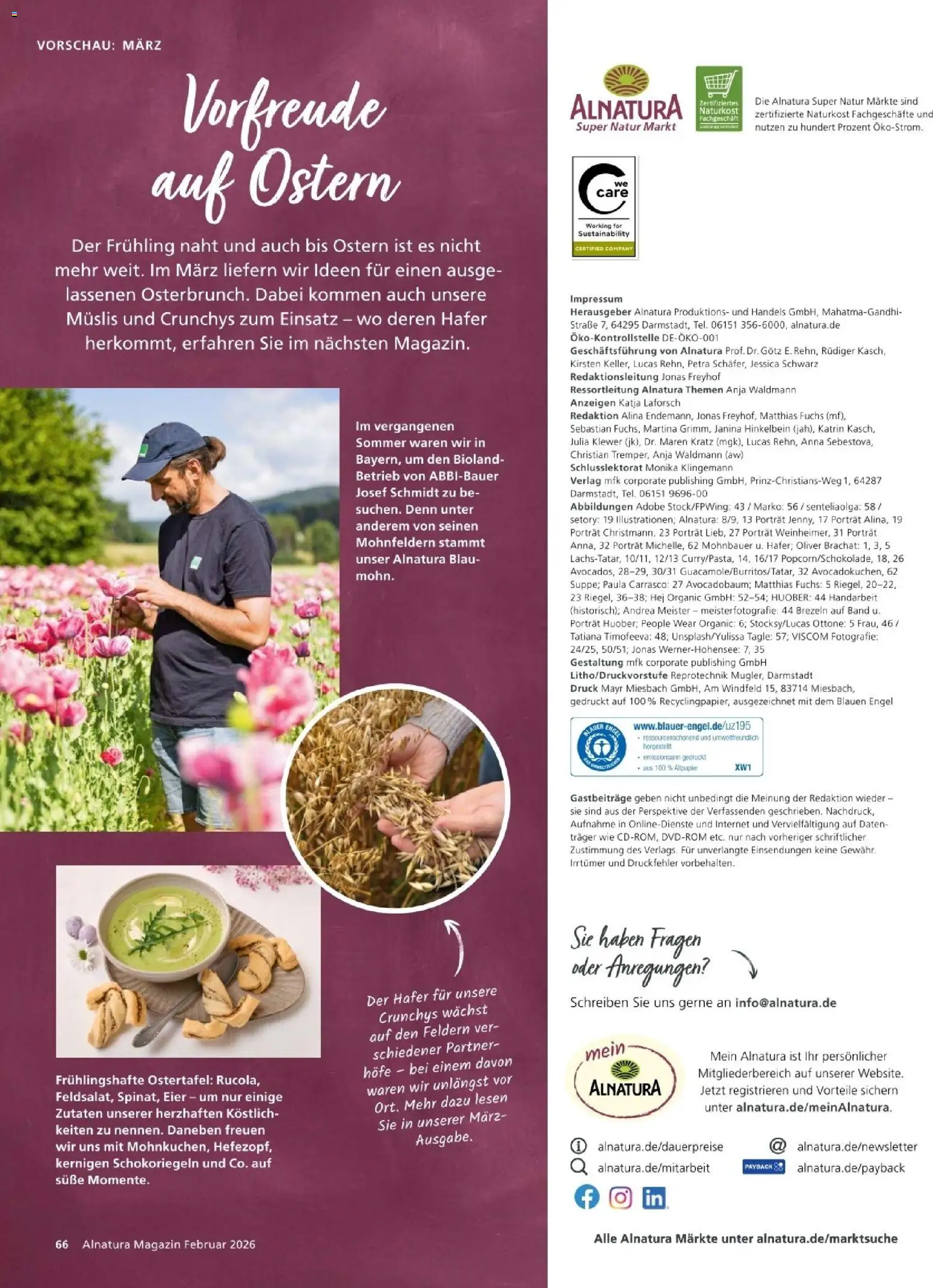 Alnatura Prospekt – gültig ab 01.02.2026 | Seite: 66 | Produkte: Eier