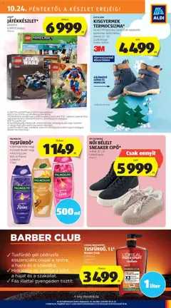 PALMOLIVE TUSFÜRDŐ*, • Ultimate Relax vagy, • Smooth Butter vagy, • Alluring Love, 500 ml/flakon - amely érvényes a következő dátumtól: 24.10.2025 | Oldal: 25