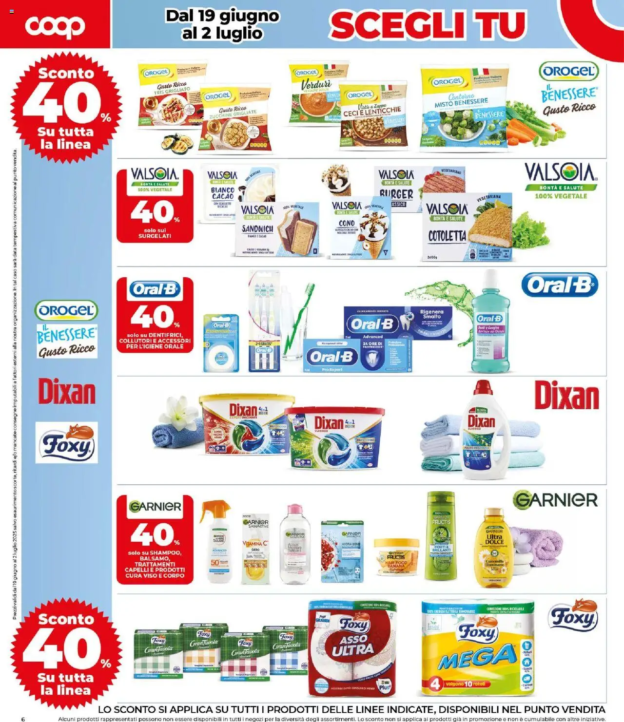 Volantino COOP del 19.06.2025 | Pagina: 6 | Prodotti: Ceci, Lenticchie, Zucchine, Cacao