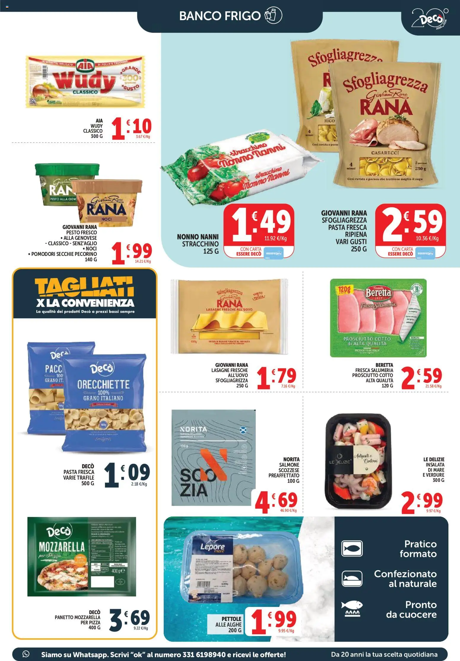 Volantino Decò del 27.03.2026 | Pagina: 17 | Prodotti: Pesto, Orecchiette, Sugo, Pecorino