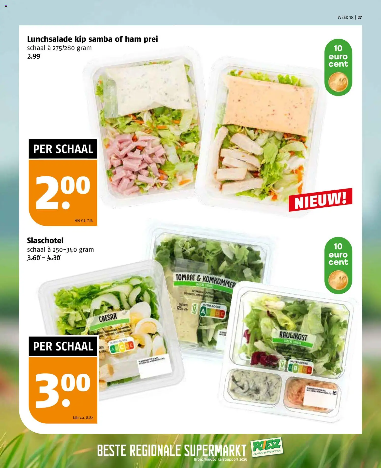 {H1} | Pagina: 27 | Producten: Tomaat, Komkommer, Ham, Schaal