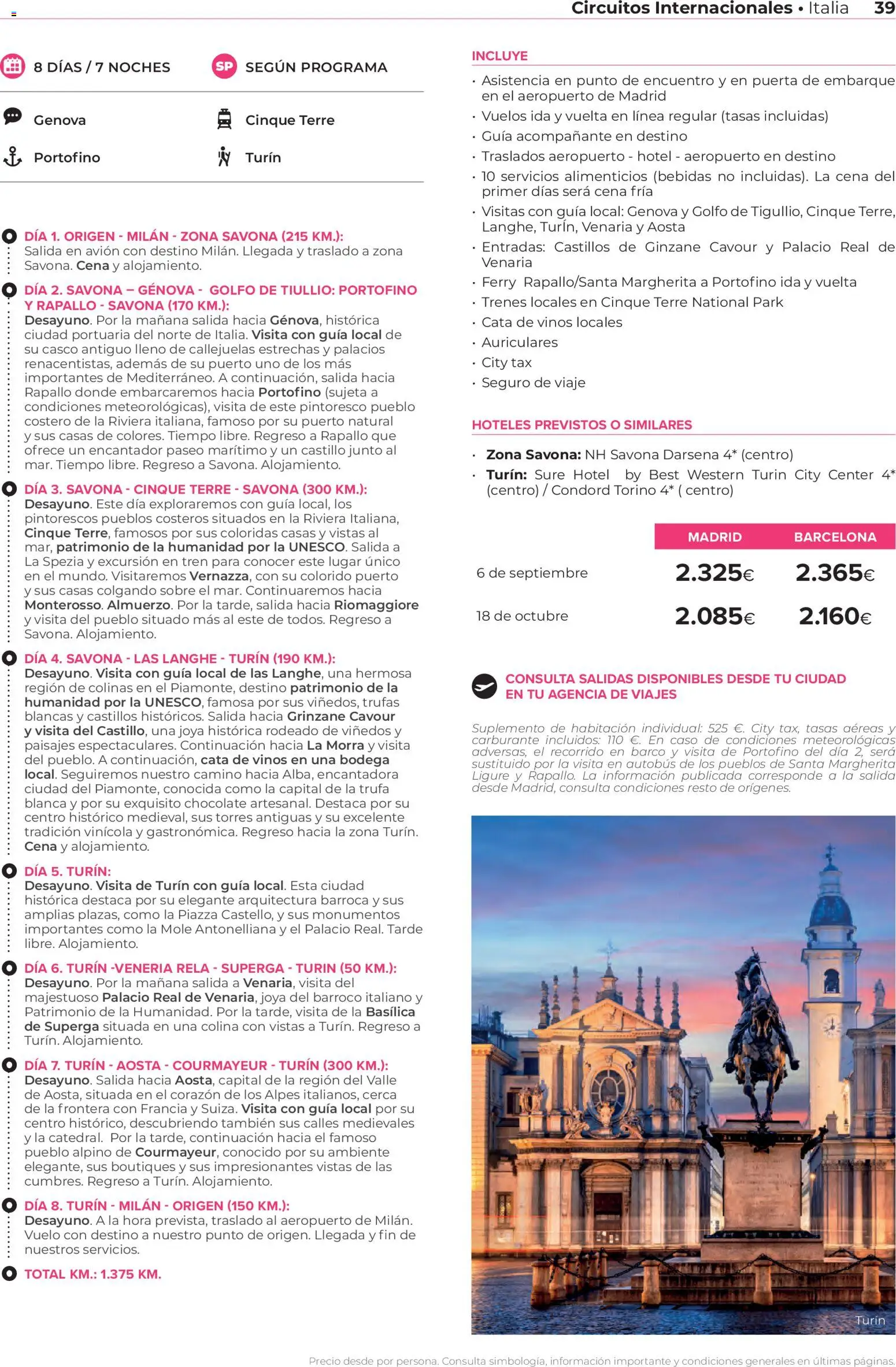 Viajes El Corte Inglés Circuitos exclusivos │ válido desde el 28.03.2026 | Página: 39 | Productos: Chocolate, Auriculares