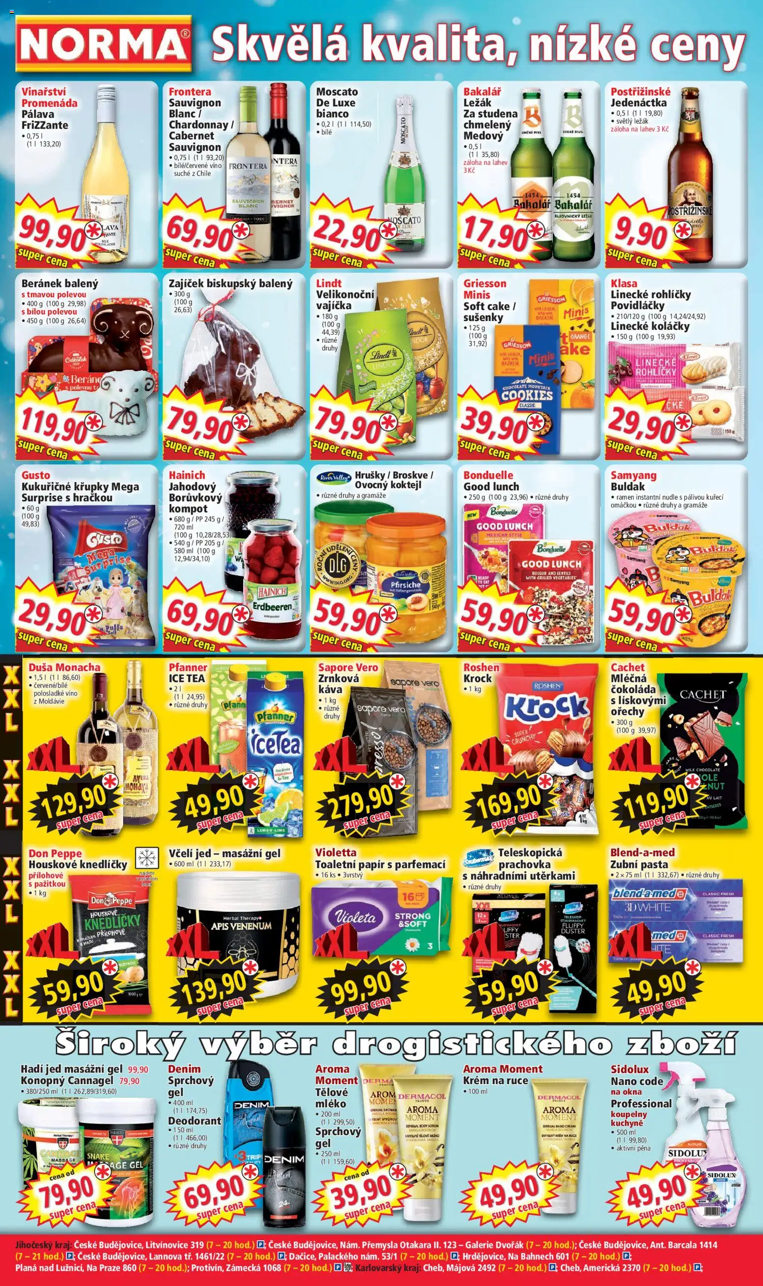 Norma leták od 16.03.2026 | Strana: 4 | Produkty: Vajíčka, Mléko, Bakalář, Bulgur