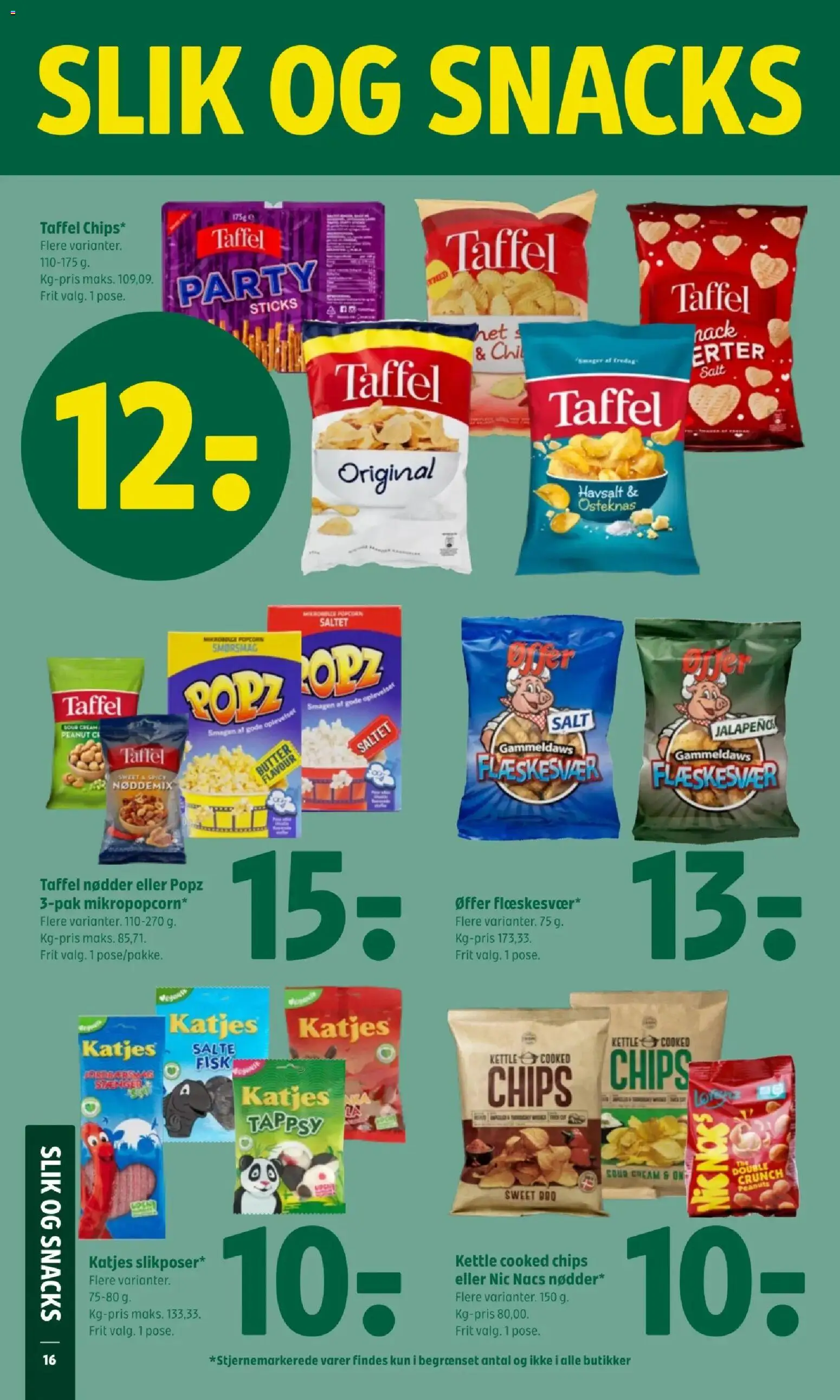 Coop 365 tilbudsavis – gyldig fra 27.11.2025 | Side: 18 | Produkter: Slik, Chips, Nødder, Popcorn