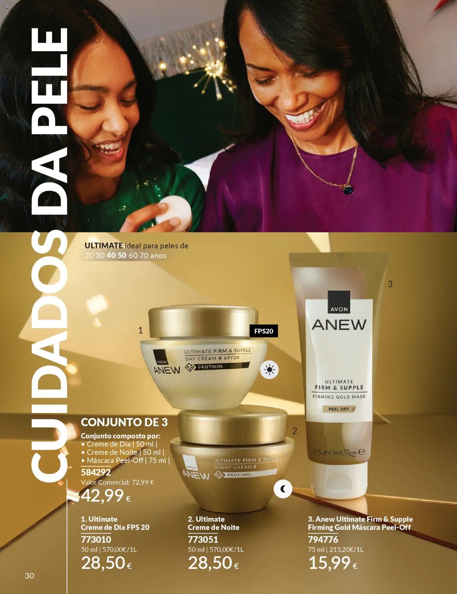 Avon - Um Natal alergre e radiante │ válido de 12.11.2025 | Página: 30 | Produtos: Creme