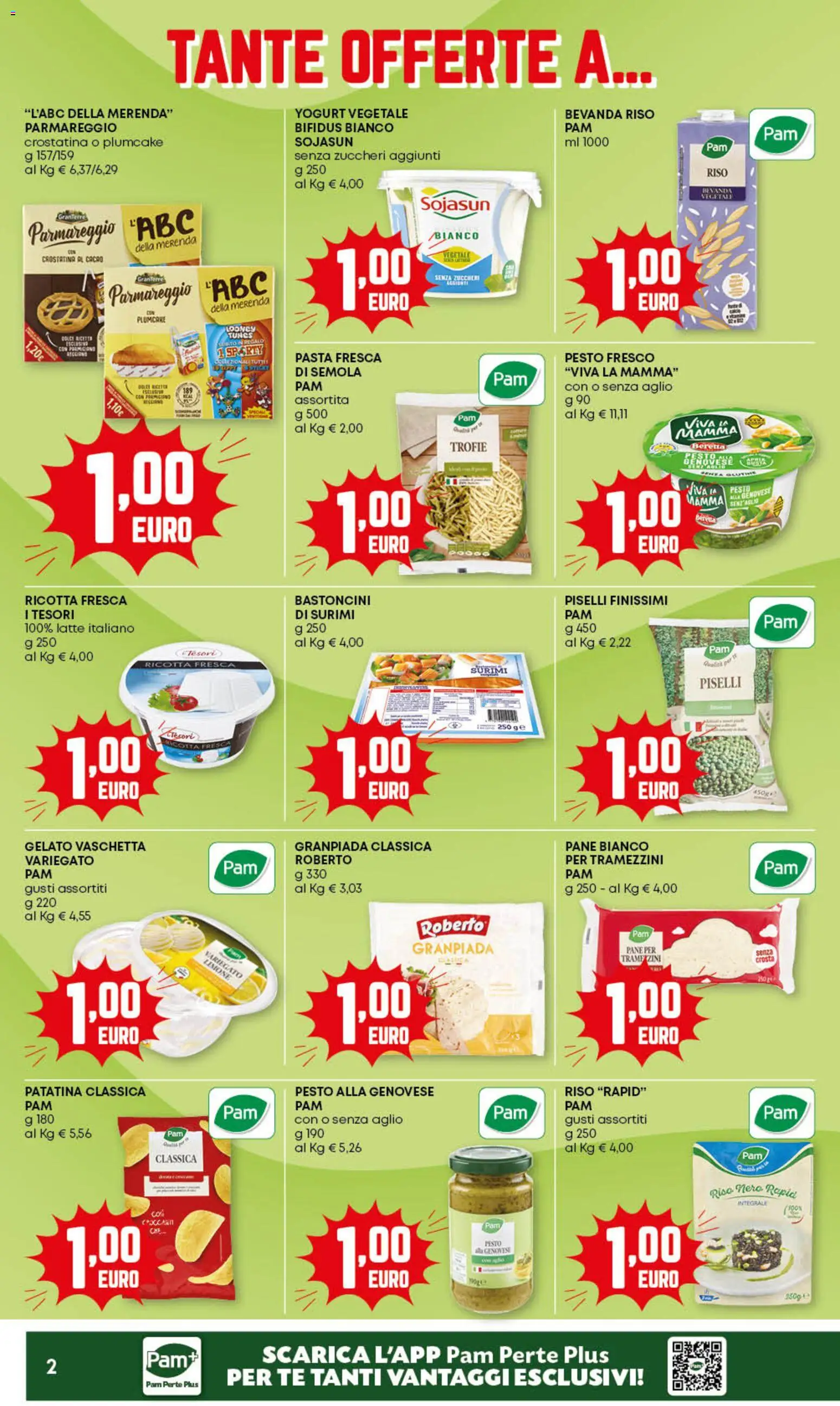 Volantino PAM del 06.11.2025 | Pagina: 2 | Prodotti: Tè, Limone, Aglio, Pesto