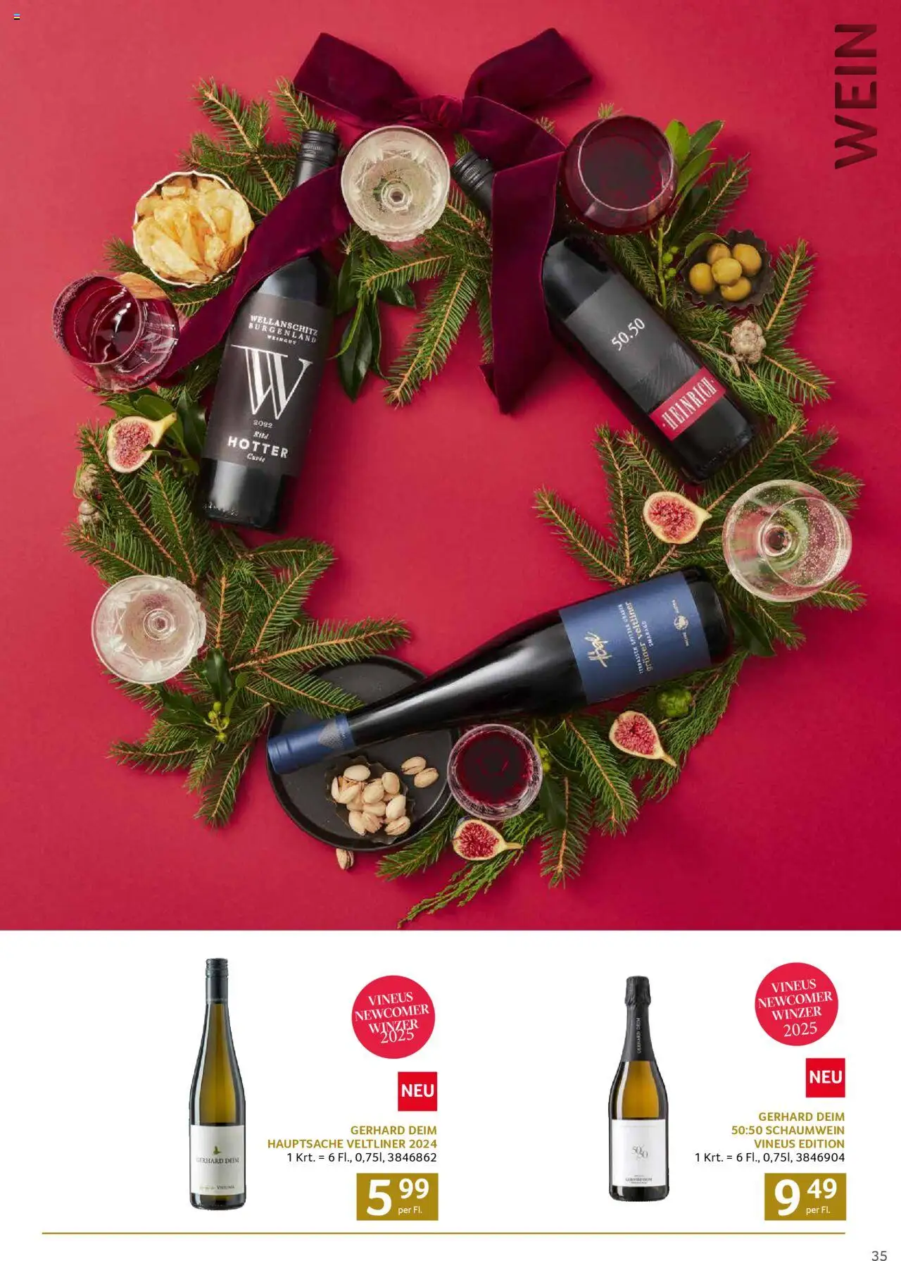 Transgourmet Weihnachtskatalog 2025 gültig ab 13.10.2025 | Seite: 35 | Produkte: Wein