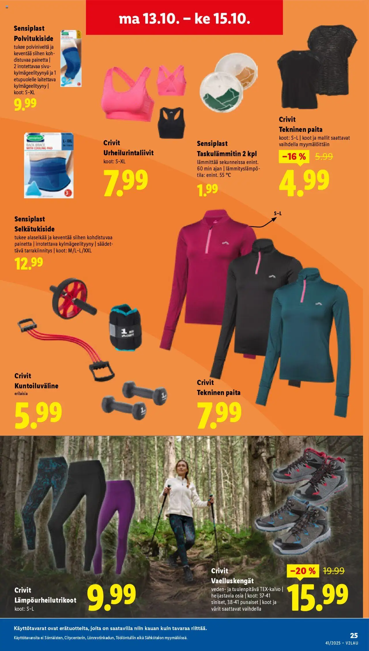 Lidl tarjoukset - Rovaniemi – voimassa 09.10.2025 alkaen | Sivu: 33 | Tuotteet: Paita