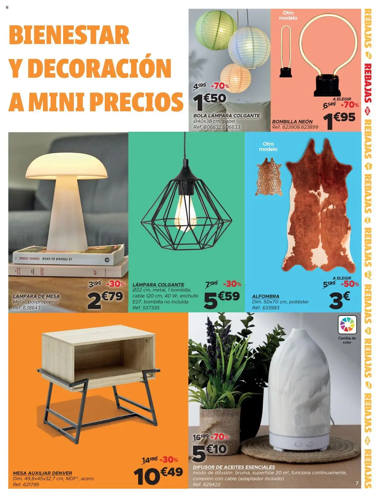 GiFi folleto │ válido desde el 25.06.2025 | Página: 7 | Productos: Adaptador, Mesa, Enchufe, Lámpara