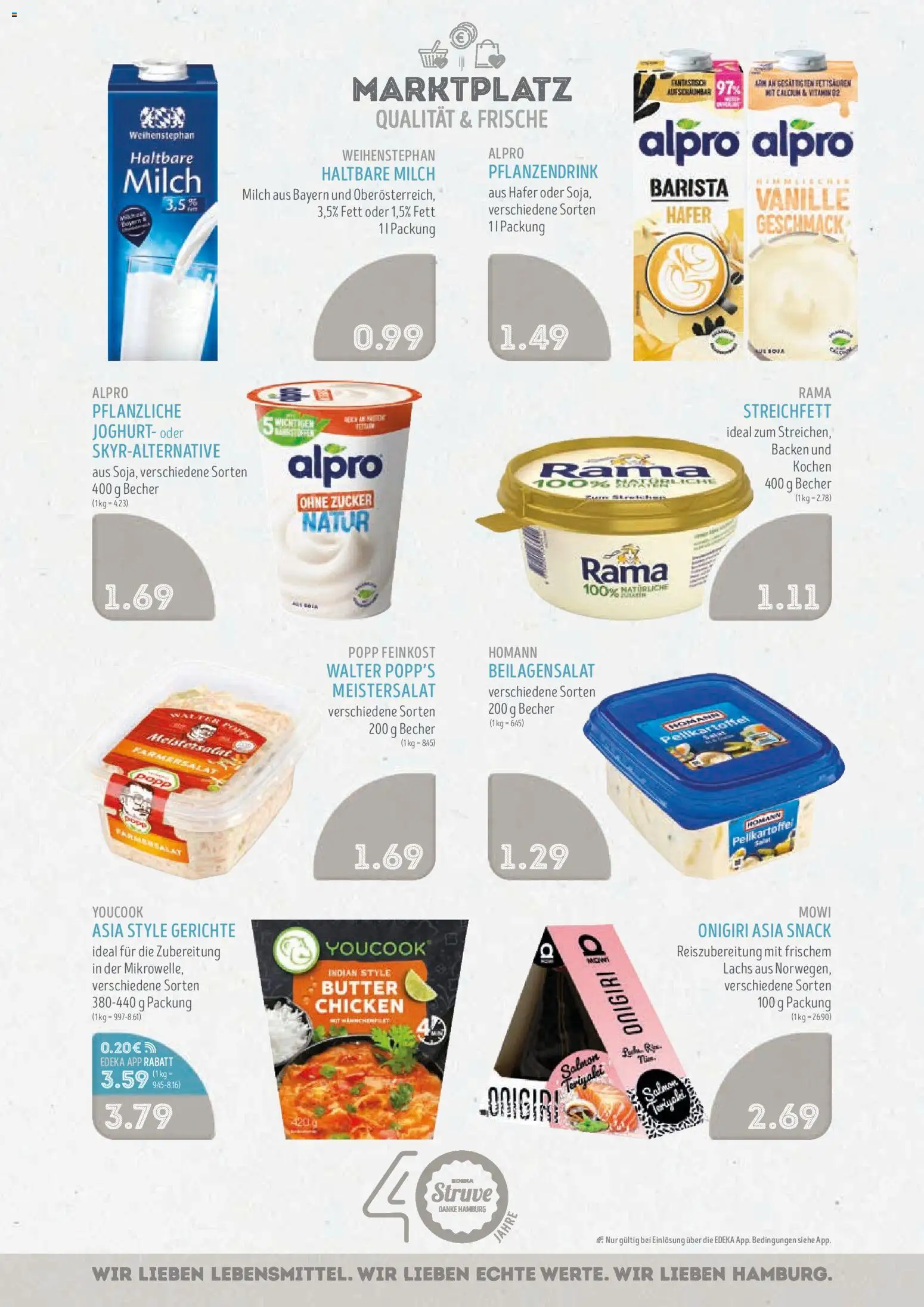 Edeka Struve Prospekt 	 – gültig ab 09.03.2026 | Seite: 7 | Produkte: Milch, Butter, Joghurt, Alpro
