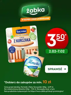 Pogląd oferty "Żabka - Żabka Tarczyński i Almette ważne do 7.02" - ważna od 02.02.2026