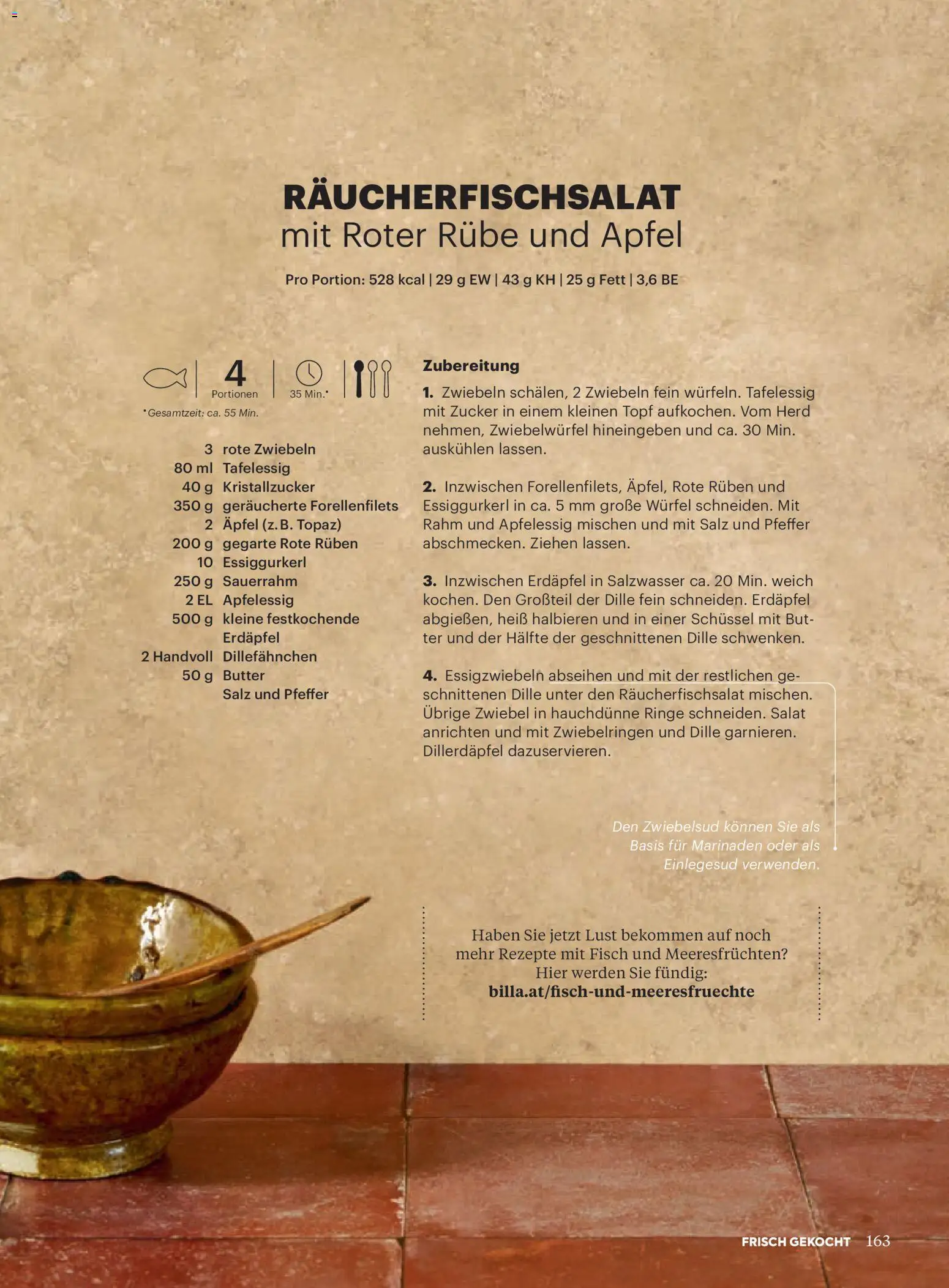 Billa  Frisch Gekocht gültig ab 01.01.2026 | Seite: 159 | Produkte: Salat, Zwiebeln, Zucker, Sauerrahm