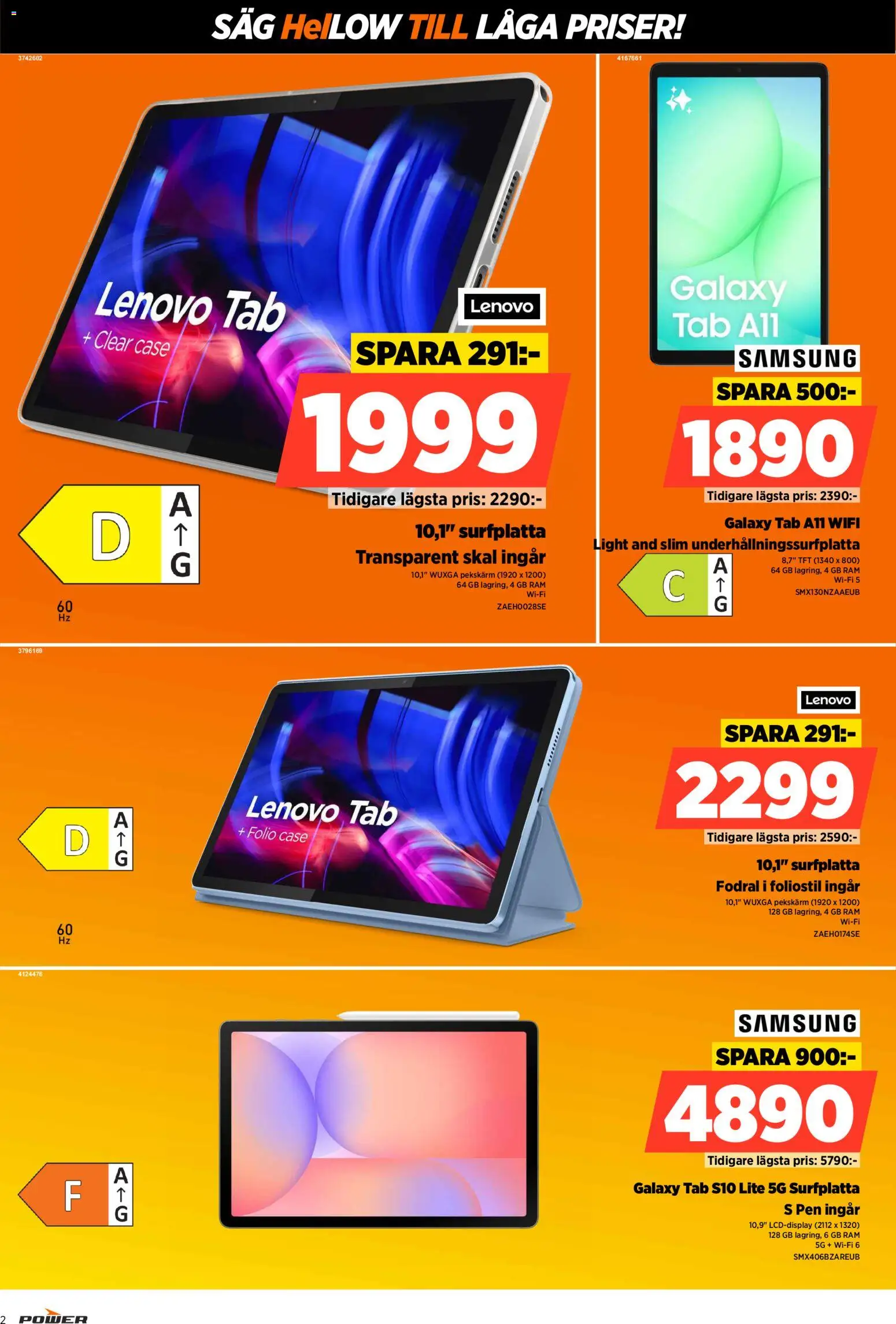 Power reklamblad aktuell från 20.04.2026 | Sida: 2 | Produkter: Såg, Wifi