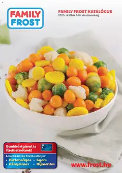 Family Frost Katalógus - amely érvényes a következő dátumtól: 01.10.2025