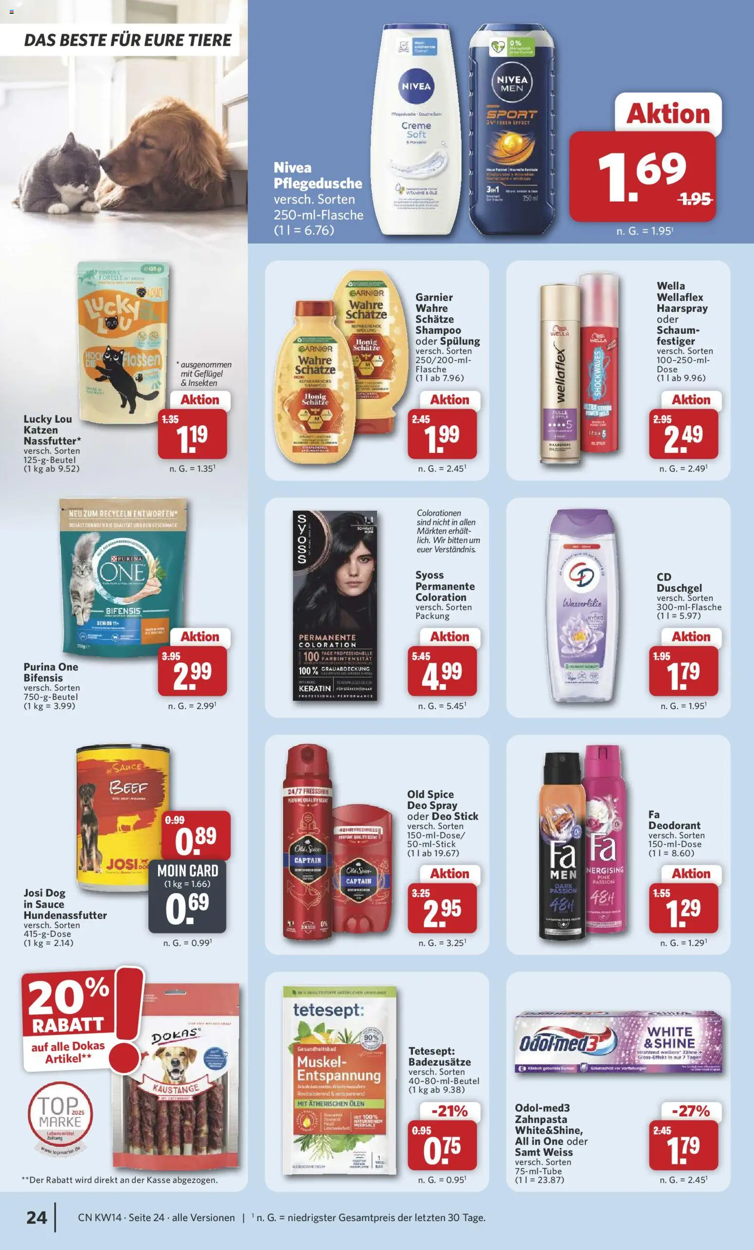 Combi Prospekt 	 – gültig ab 30.03.2026 | Seite: 27 | Produkte: Shampoo, Haarspray, Duschgel, Deodorant