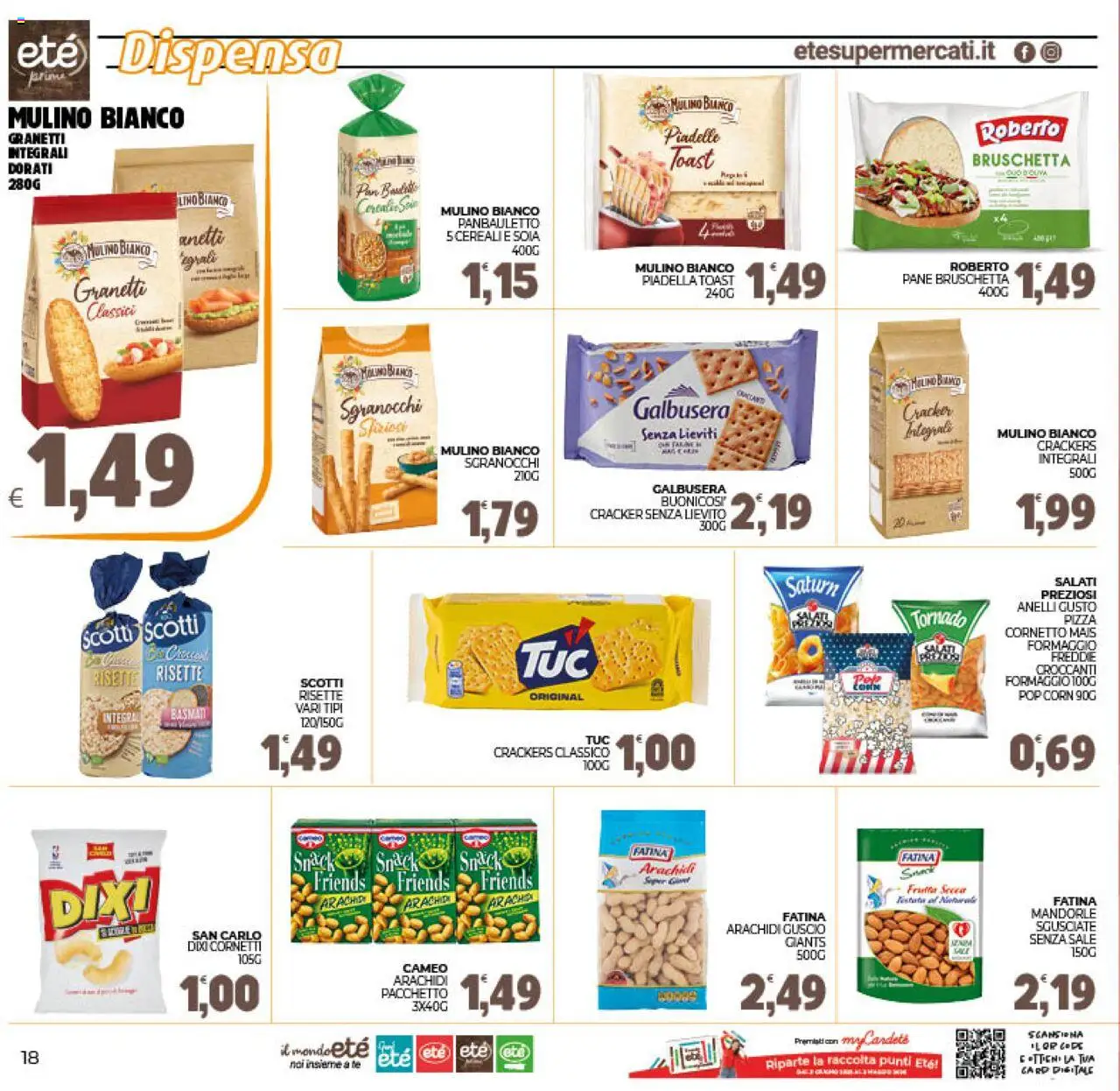 Volantino Eté del 25.07.2025 | Pagina: 18 | Prodotti: Cereali, Sale, Arachidi, Pop corn