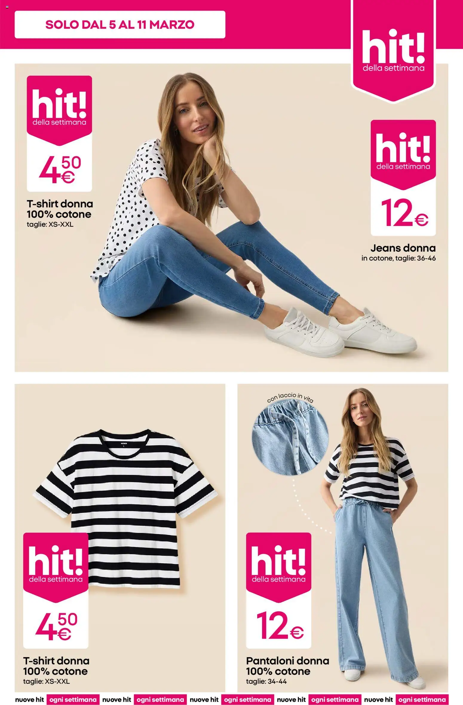 Volantino Pepco del 05.03.2026 | Pagina: 3 | Prodotti: Pantaloni, Jeans