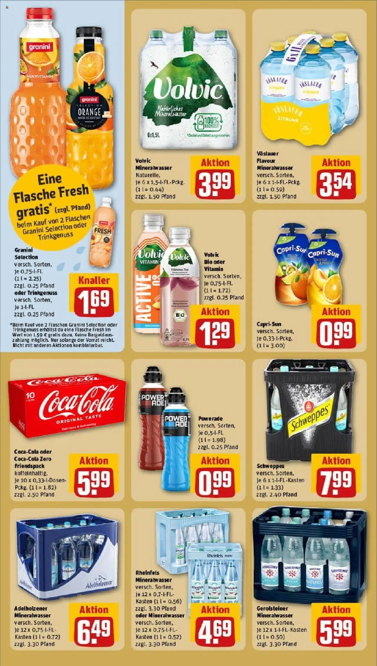 Rewe prospekt Schwelm	 – gültig ab 28.09.2025 | Seite: 24 | Produkte: Adelholzener, Zitrone, Granini, Gerolsteiner