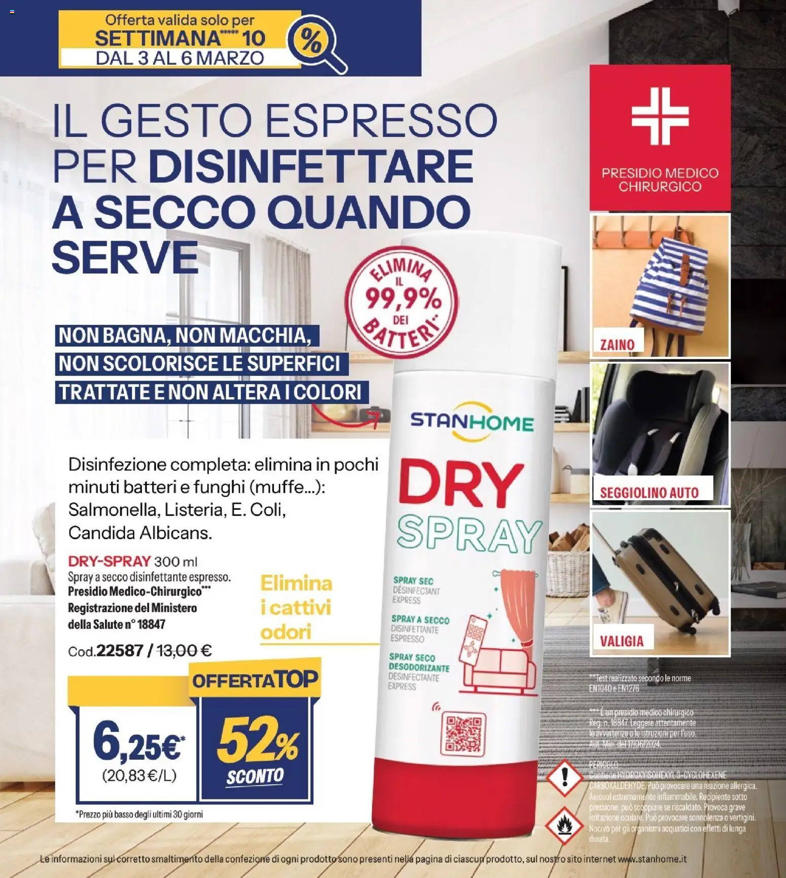 Volantino Stanhome del 17.02.2026 | Pagina: 5 | Prodotti: Caffè, Pesce, Sgrassatore, Profumo