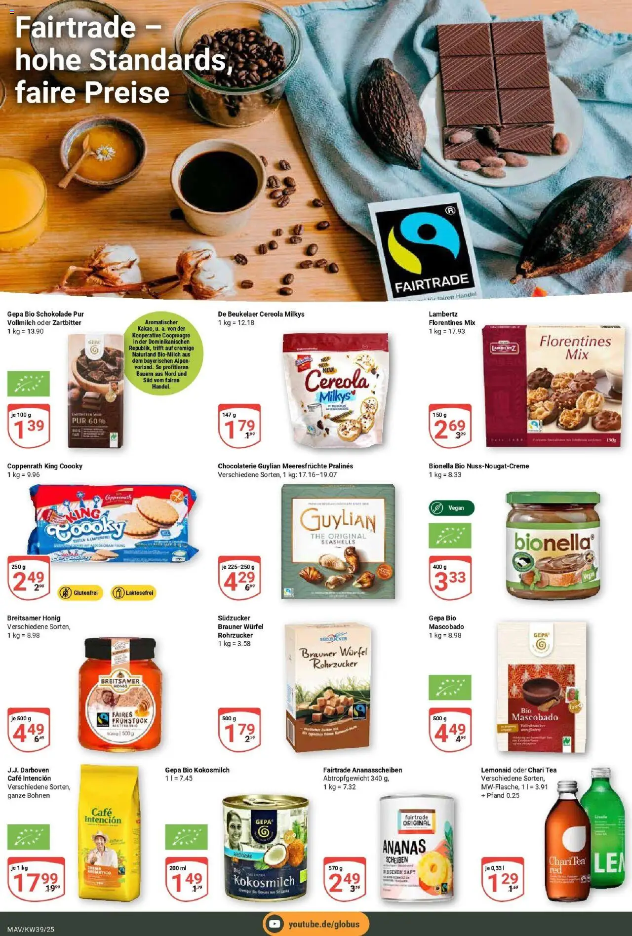 Globus prospekt Mannheim	 – gültig ab 21.09.2025 | Seite: 15 | Produkte: Schokolade, Ananas, Meeresfrüchte, Saft