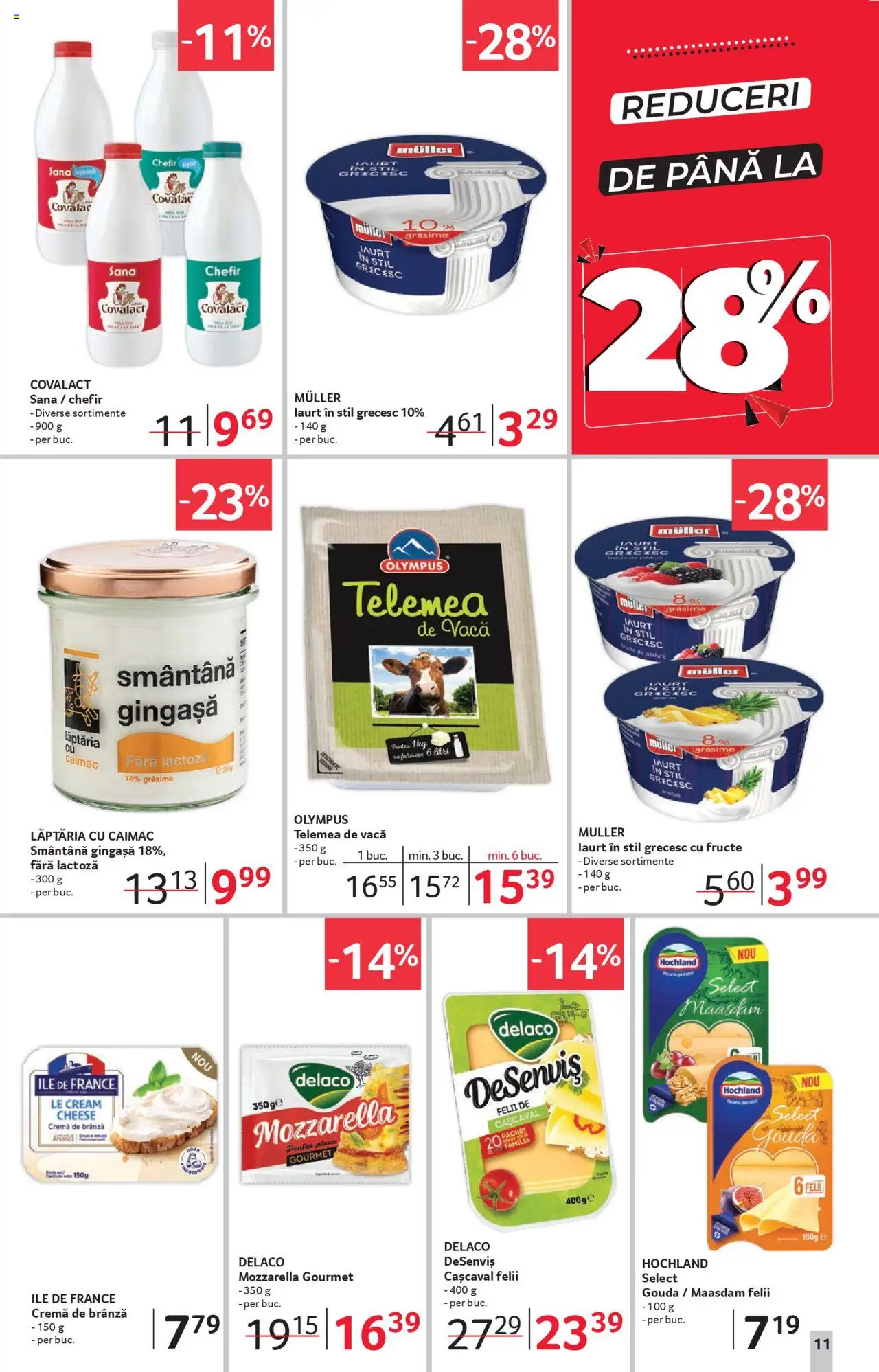 Noul catalog Selgros – valabil de la 19.09.2025 | Pagină: 11 | Produse: Light Kedi Konservesi, Cremă, Cremă de brânză, Fructe