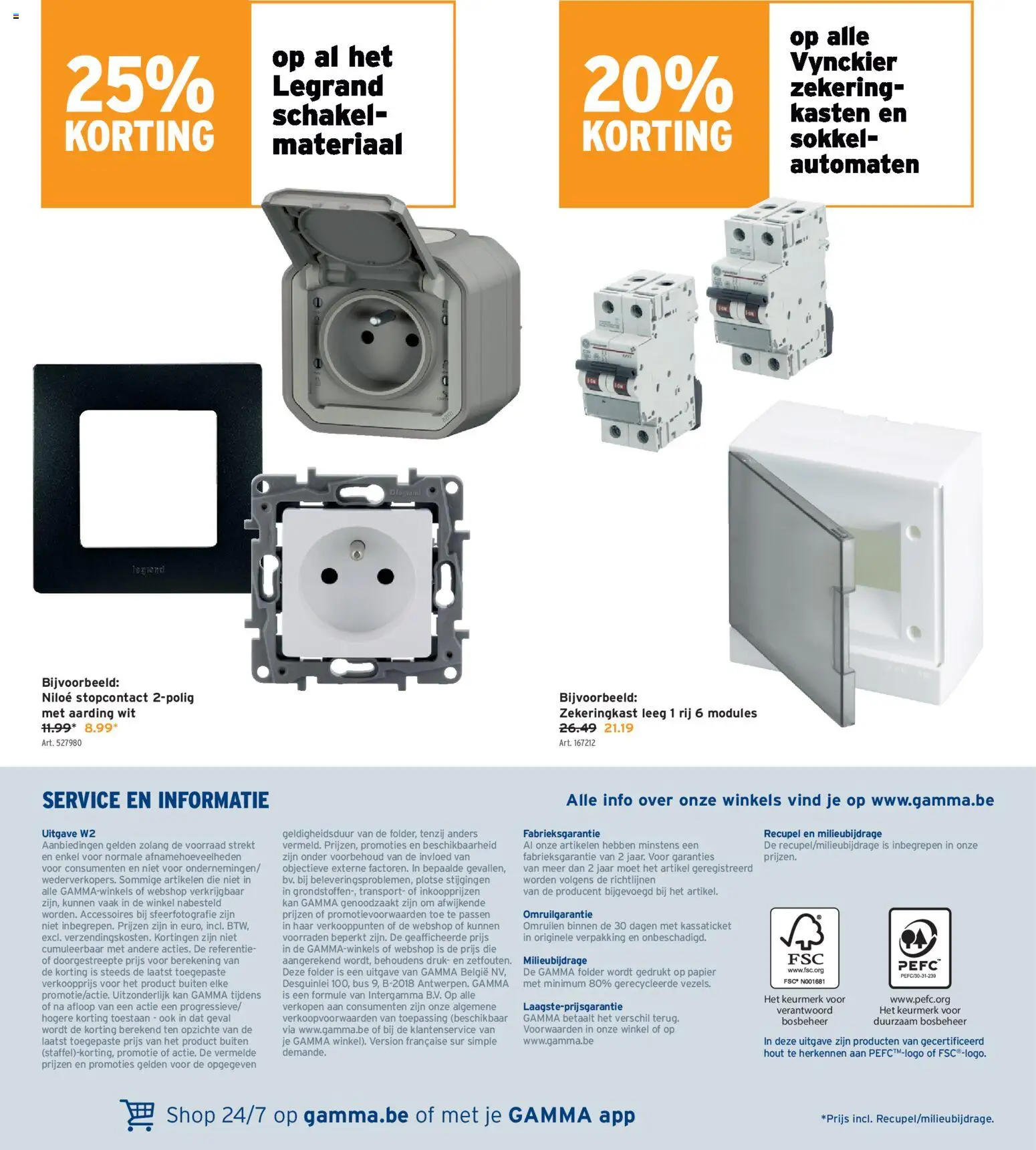 {H1} | Pagina: 18 | Producten: Papier, Stopcontact, Kan