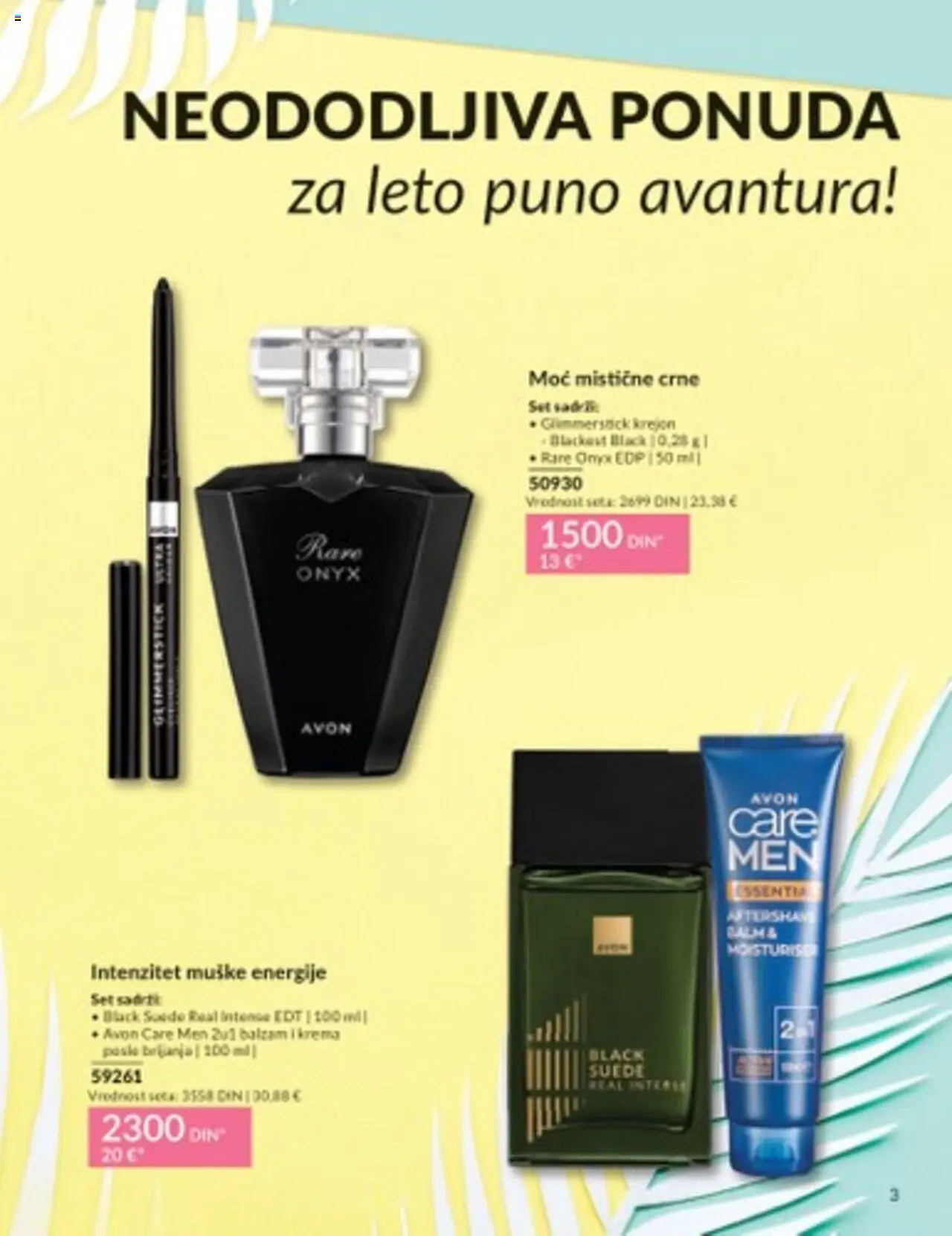 AVON katalog - važi od 01.07.2025 | Strana: 3 | Proizvode: Balzam, Krema