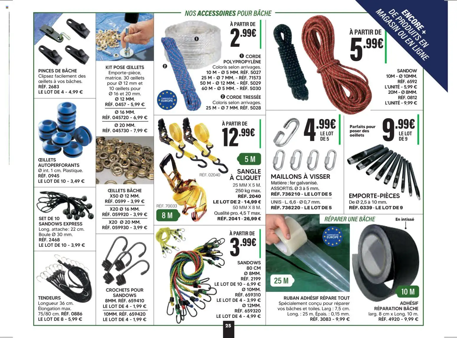 {H1} | Page: 25 | Produits: Pinces