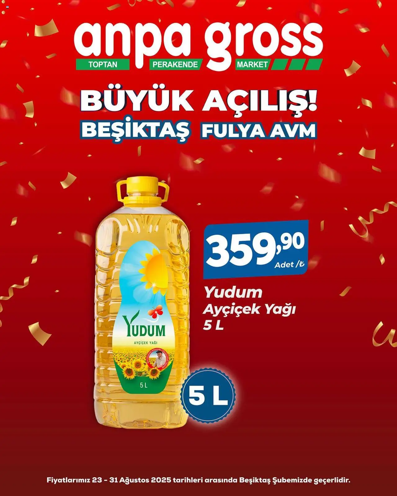 Anpa Gross Büyük Açılış - 23.08.2025 tarihinden itibaren geçerlidir | Sayfa: 11