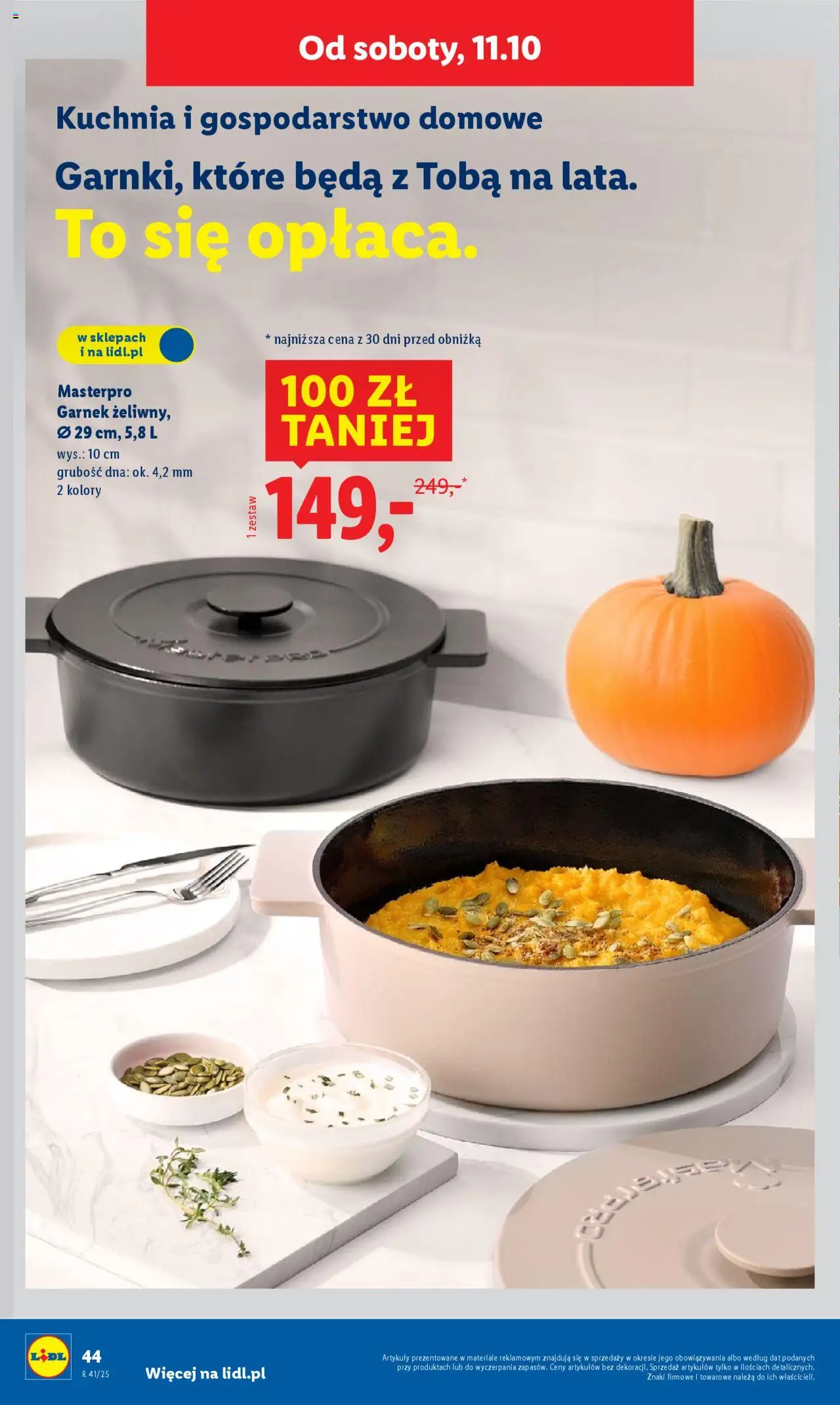 Lidl Katalog od 06.10.2025 | Strona: 48 | Produkty: Garnek