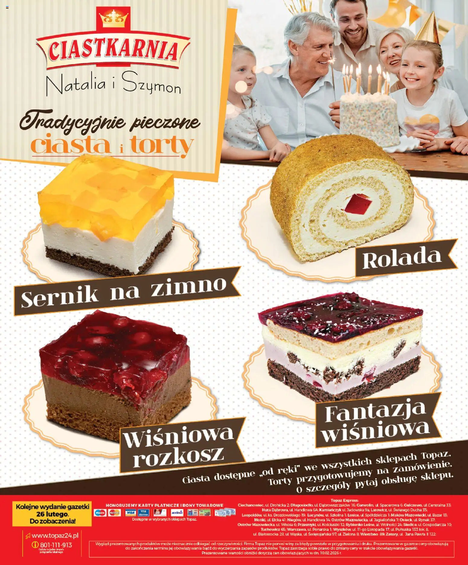 Topaz Gazetka - Express od 19.02.2026 | Strona: 28 | Produkty: Rolada